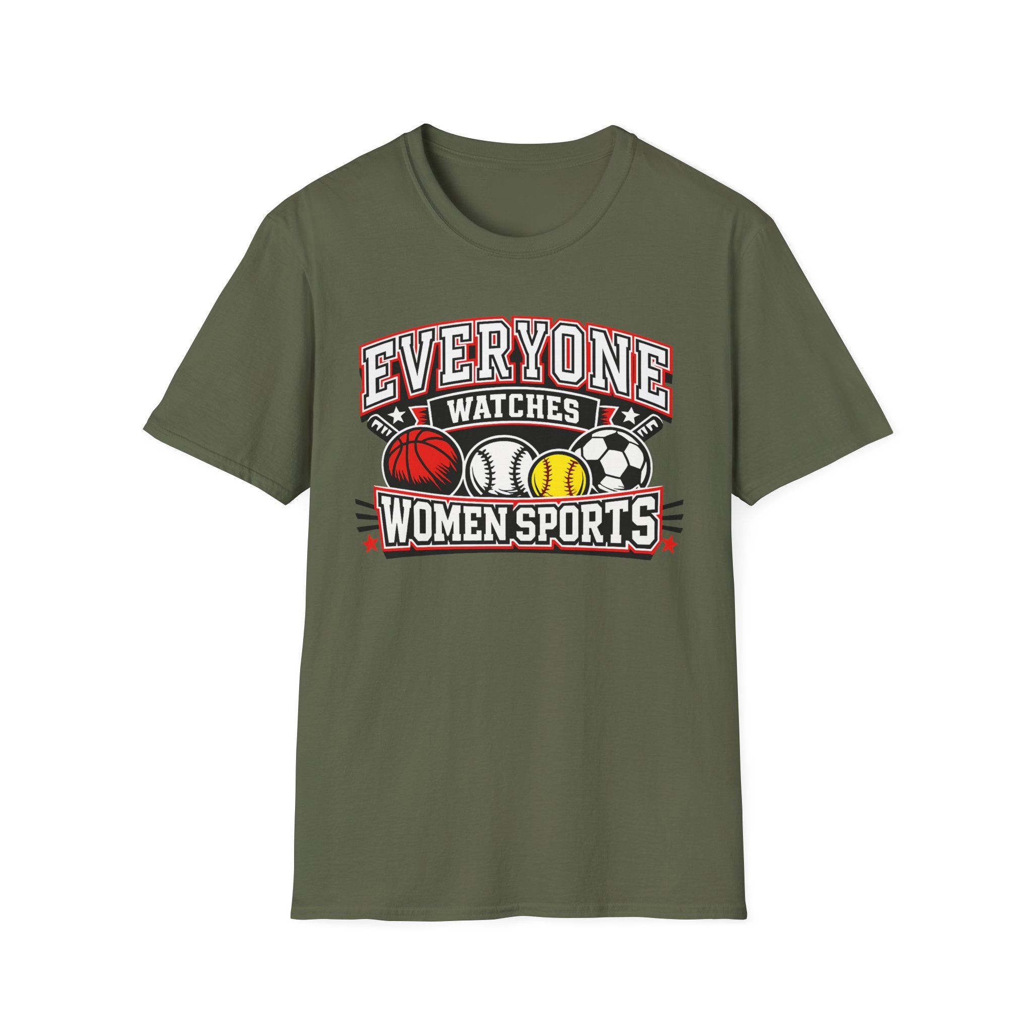Everyone Watches Women Sports T-Shirt — Feminist Sports Fan Tee