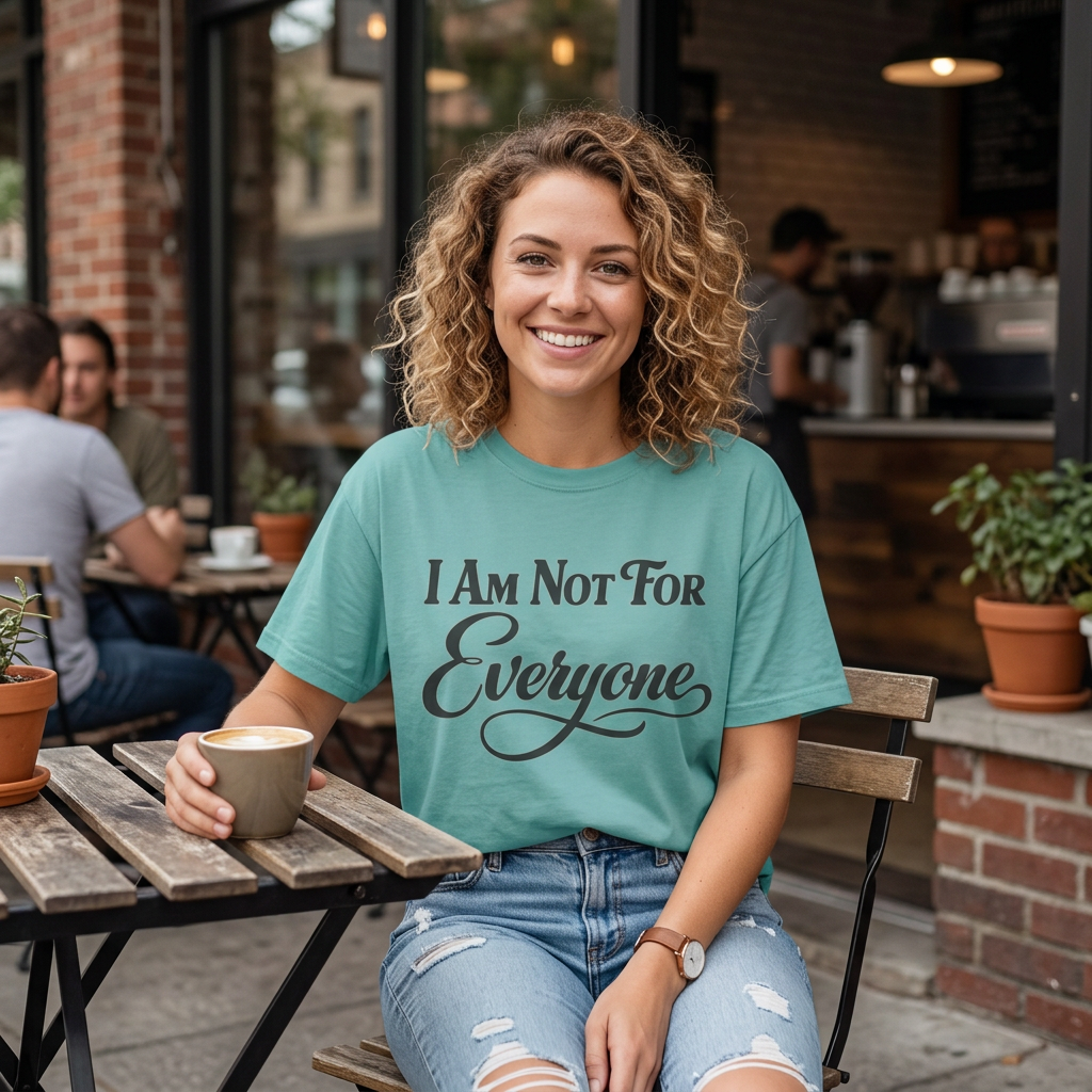 I Am Not For Everyone T-Shirt — Bold Statement Graphic Tee