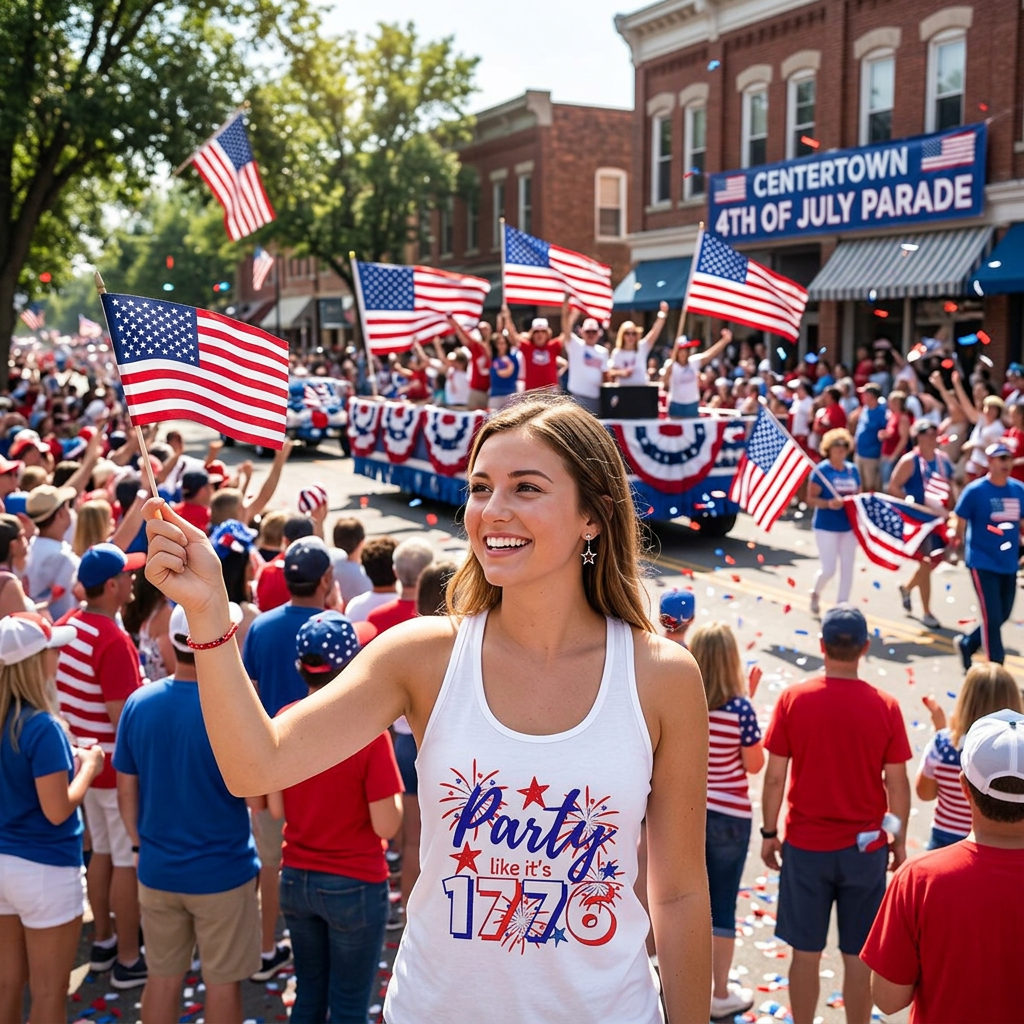 Party like it's 1776 Tank Top