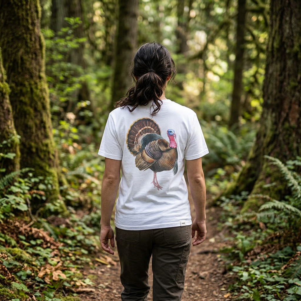 Callin' Shots Turkey T‑Shirt — Funny Turkey Hunting Tee