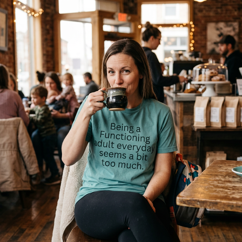 Being a Functioning Adult Everyday Seems a Bit Excessive T-Shirt