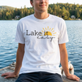 Lake It Easy T-Shirt — Relaxed Lakeside Sun Graphic Tee