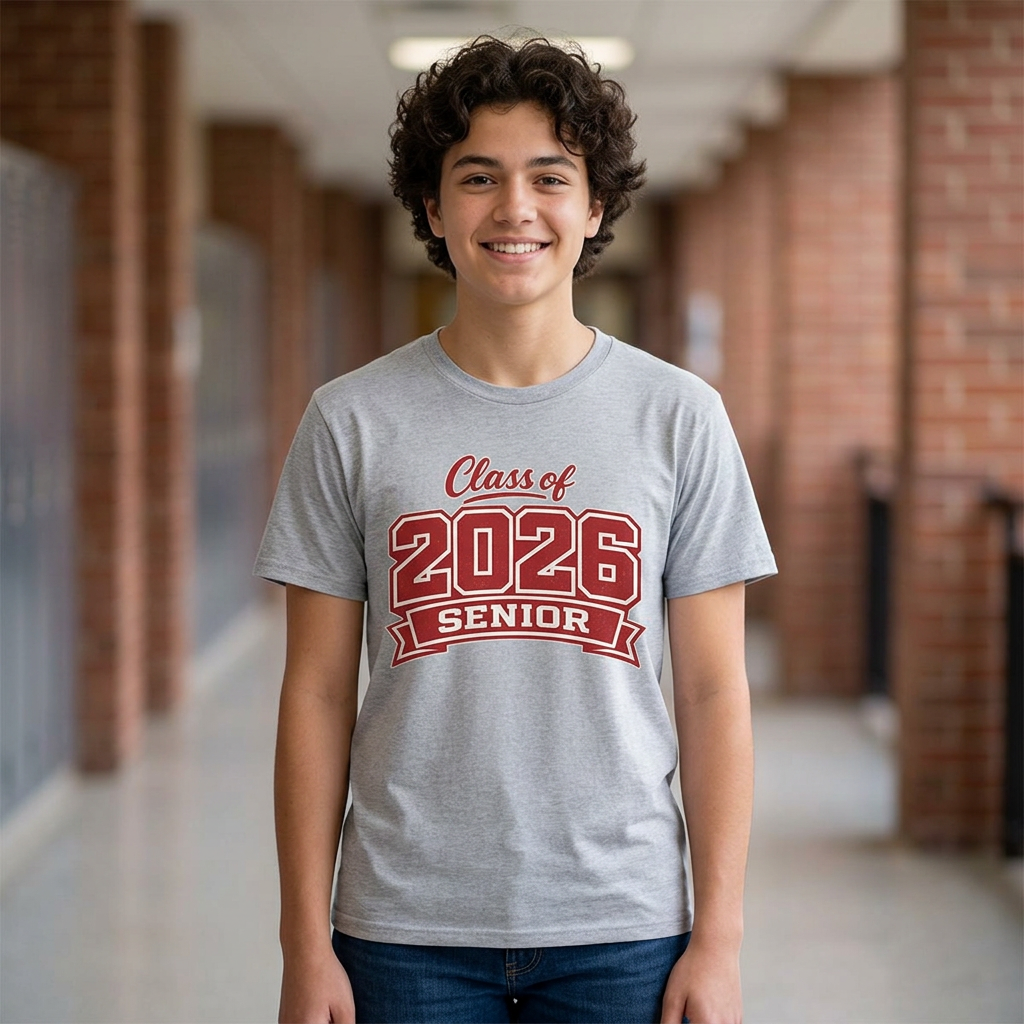 Class of 2026 Senior T-Shirt - Graduation Tee for High School & College Seniors