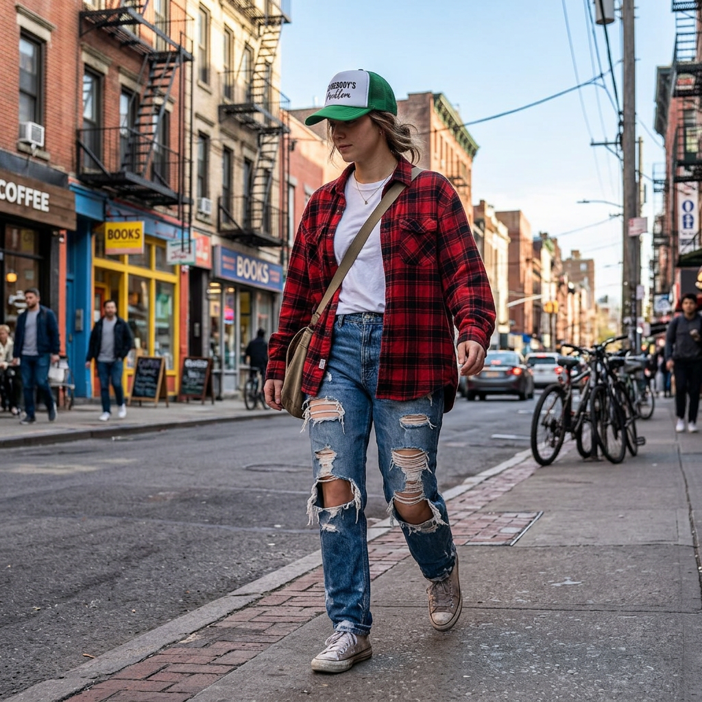 Somebody's Problem Trucker Cap — Funny Statement Mesh Hat
