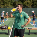 Pickleball Paddle Stainless Steel Water Bottle — "Play Forever. Just One More Game."