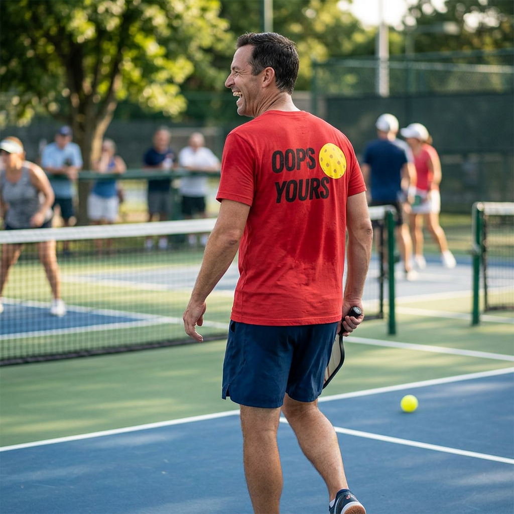 Got It / Oops Yours T-Shirt — Funny Pickleball shirt