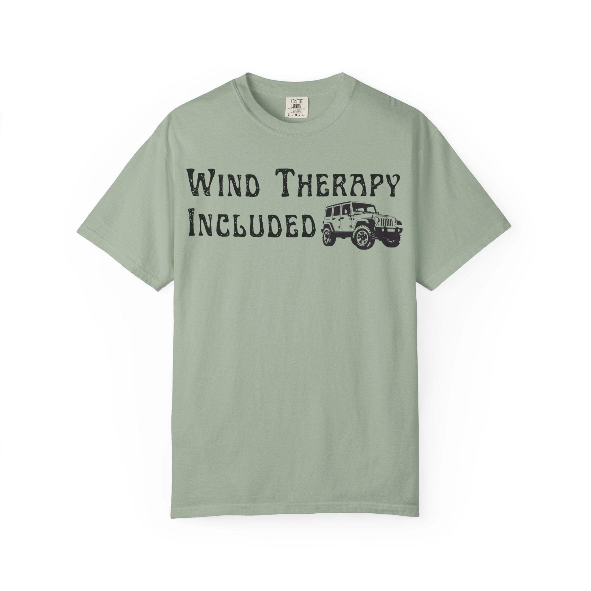 Wind Therapy Included T-Shirt — Vintage Jeep Outdoor Adventure Tee