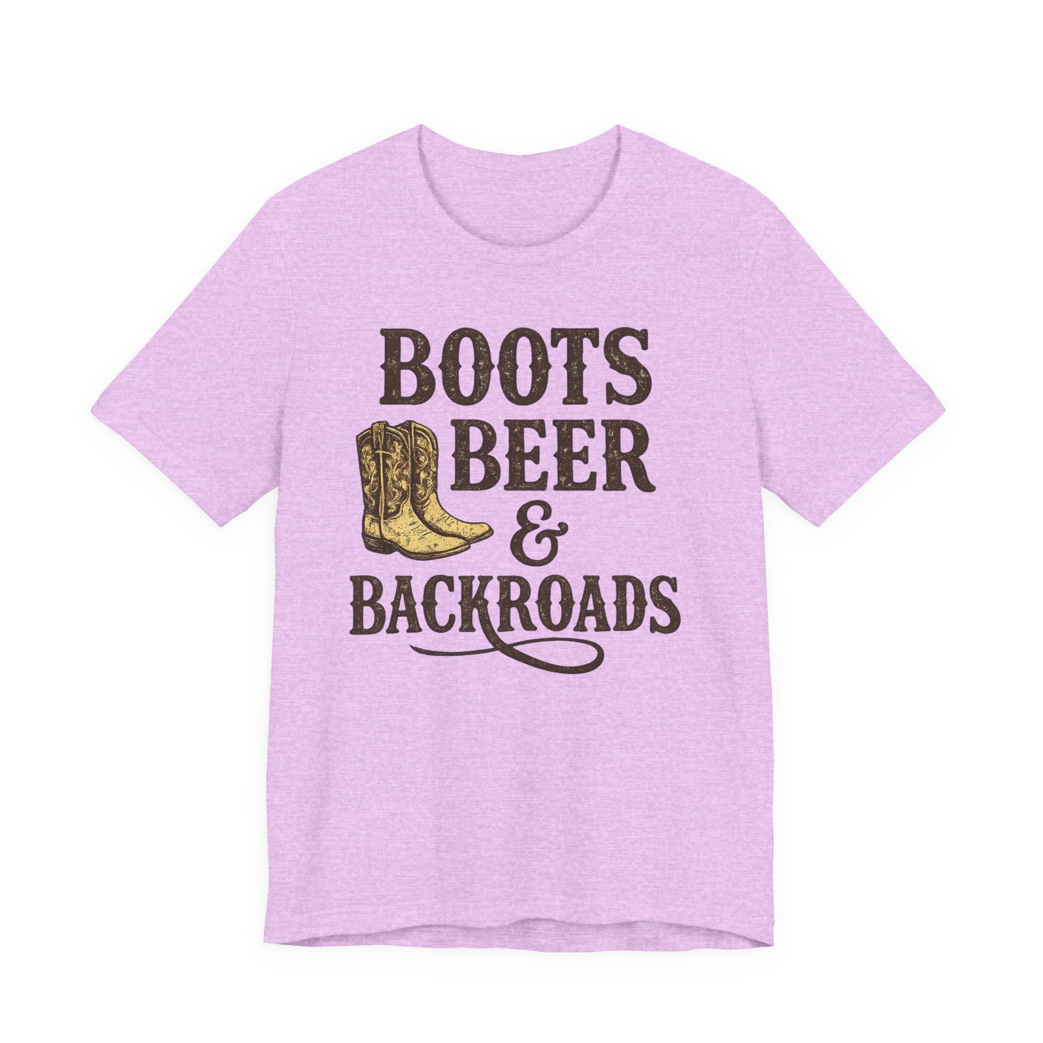 Boots Beer & Backroads Tee — Country Western Graphic T-Shirt