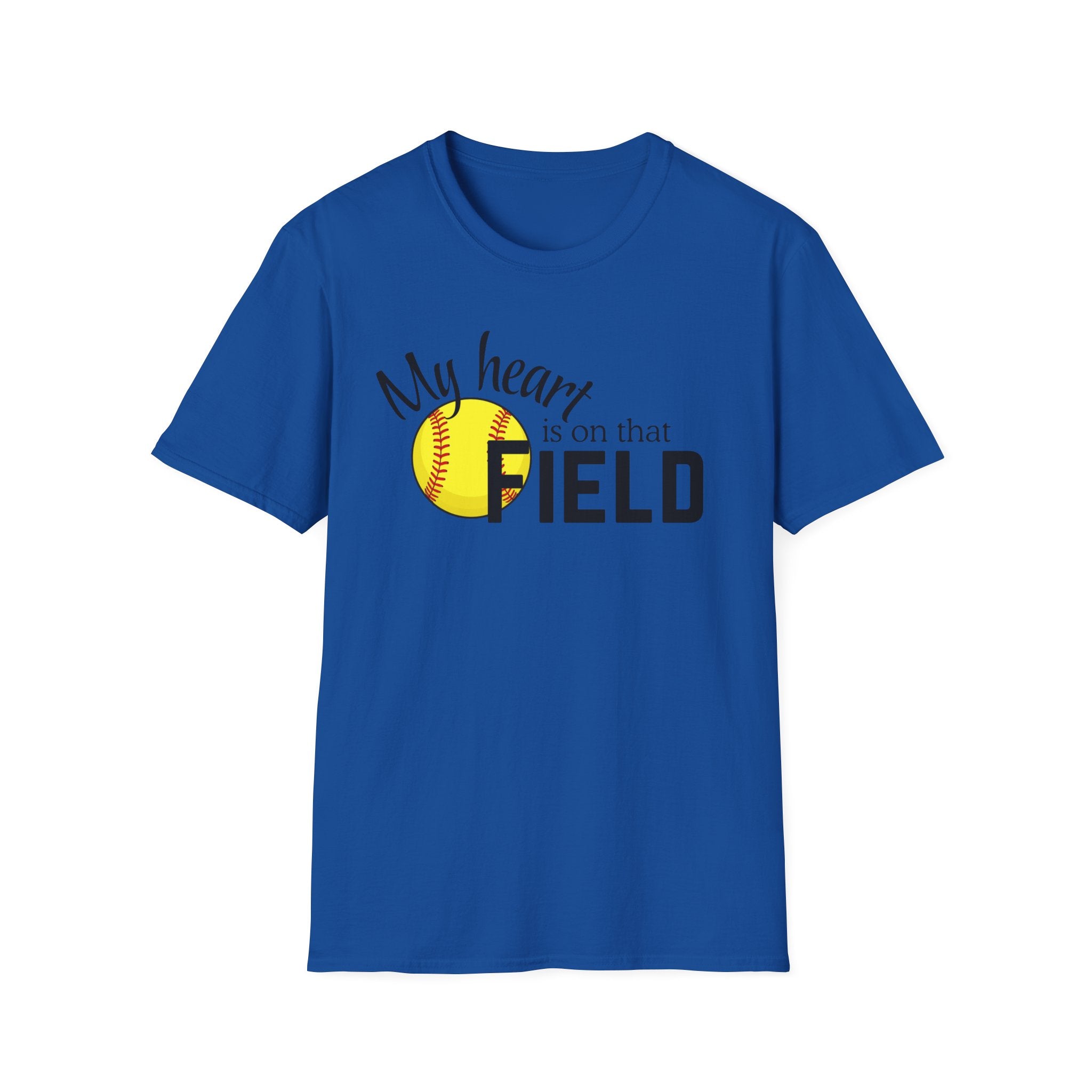 Softball 'My Heart Is On That Field' T-Shirt
