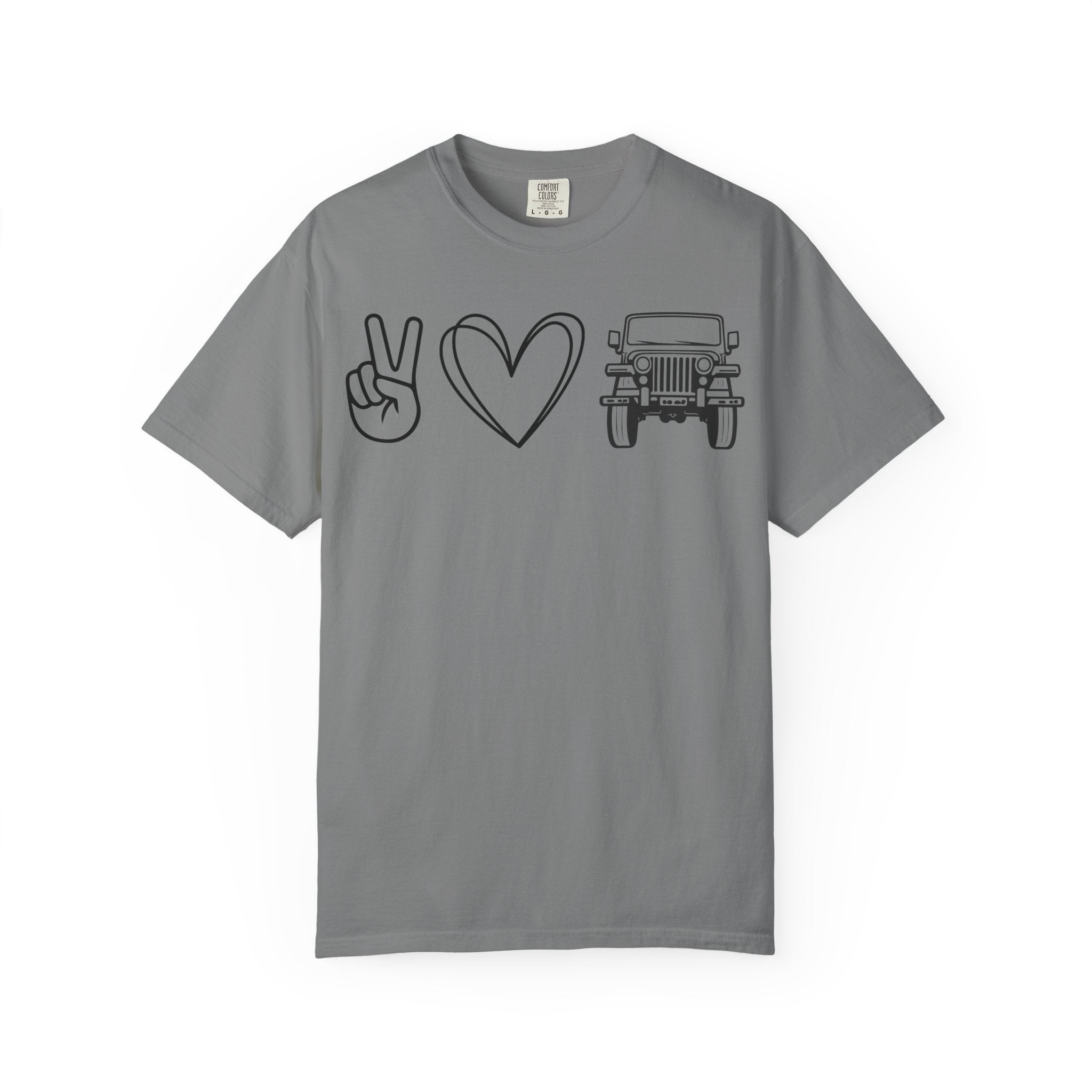 Jeep Peace Heart T-Shirt