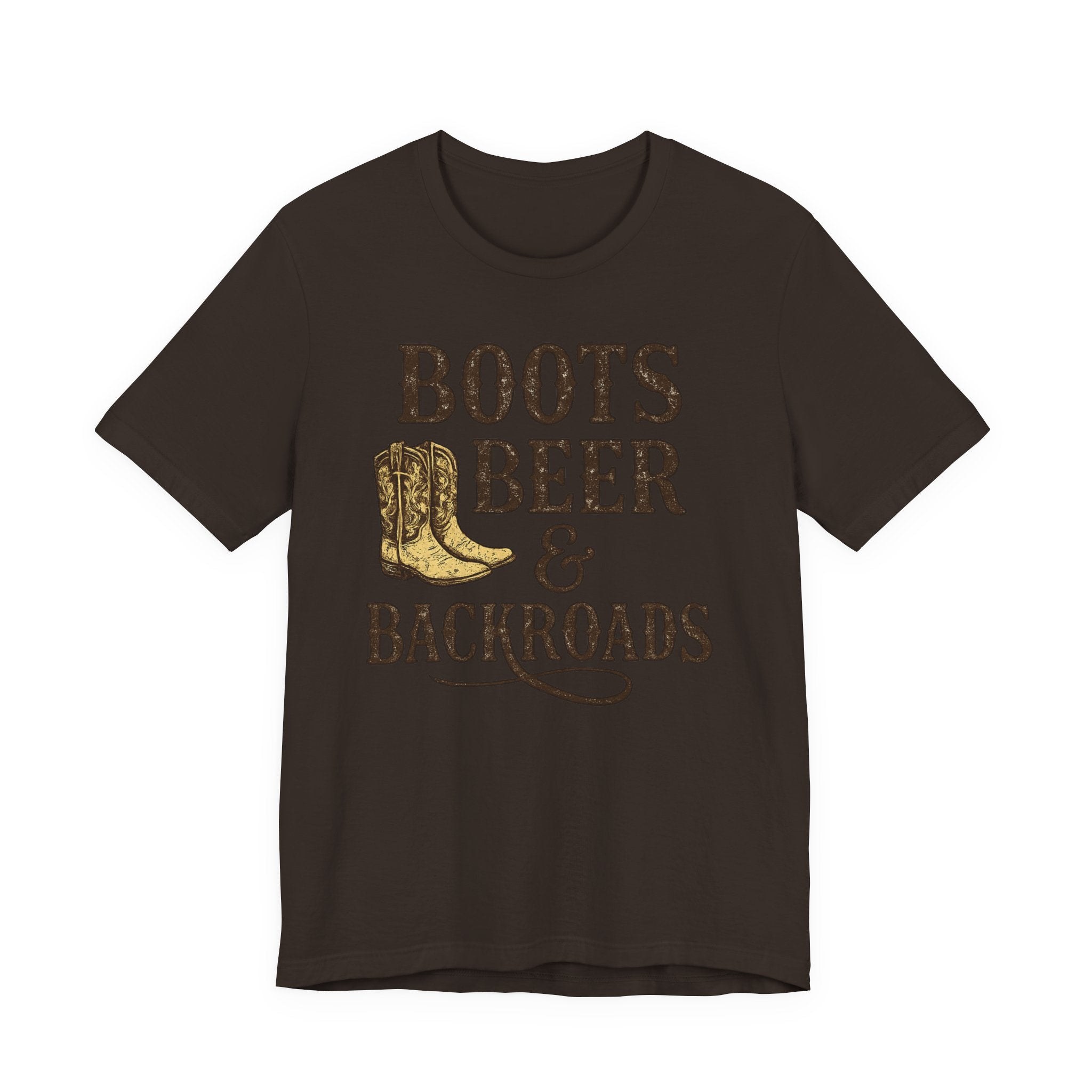 Boots Beer & Backroads Tee — Country Western Graphic T-Shirt