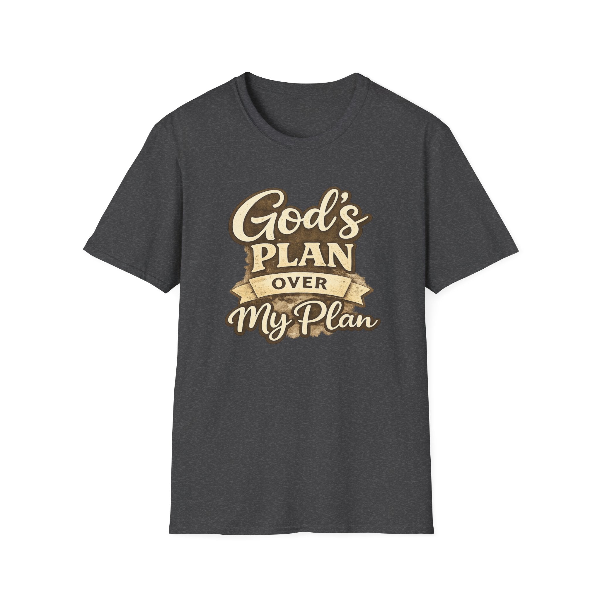 God's Plan Over My Plan T-Shirt — Inspirational Christian Faith Tee