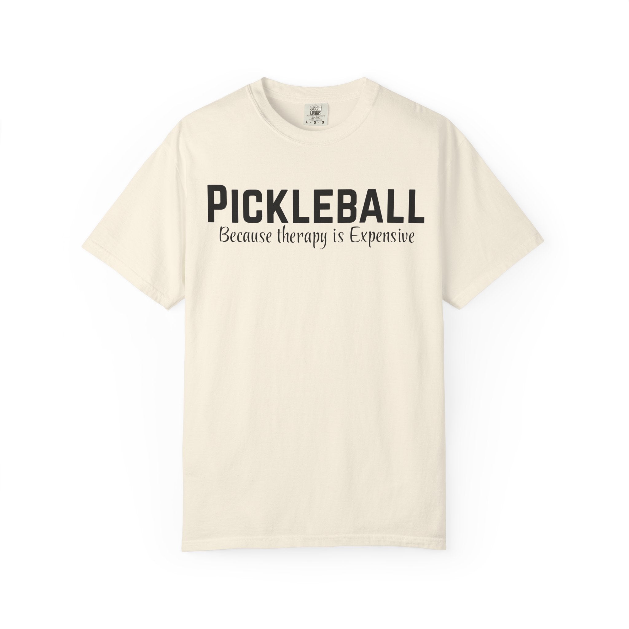 Pickleball T-Shirt — "Pickleball Because Therapy Is Expensive" Funny Athletic Tee