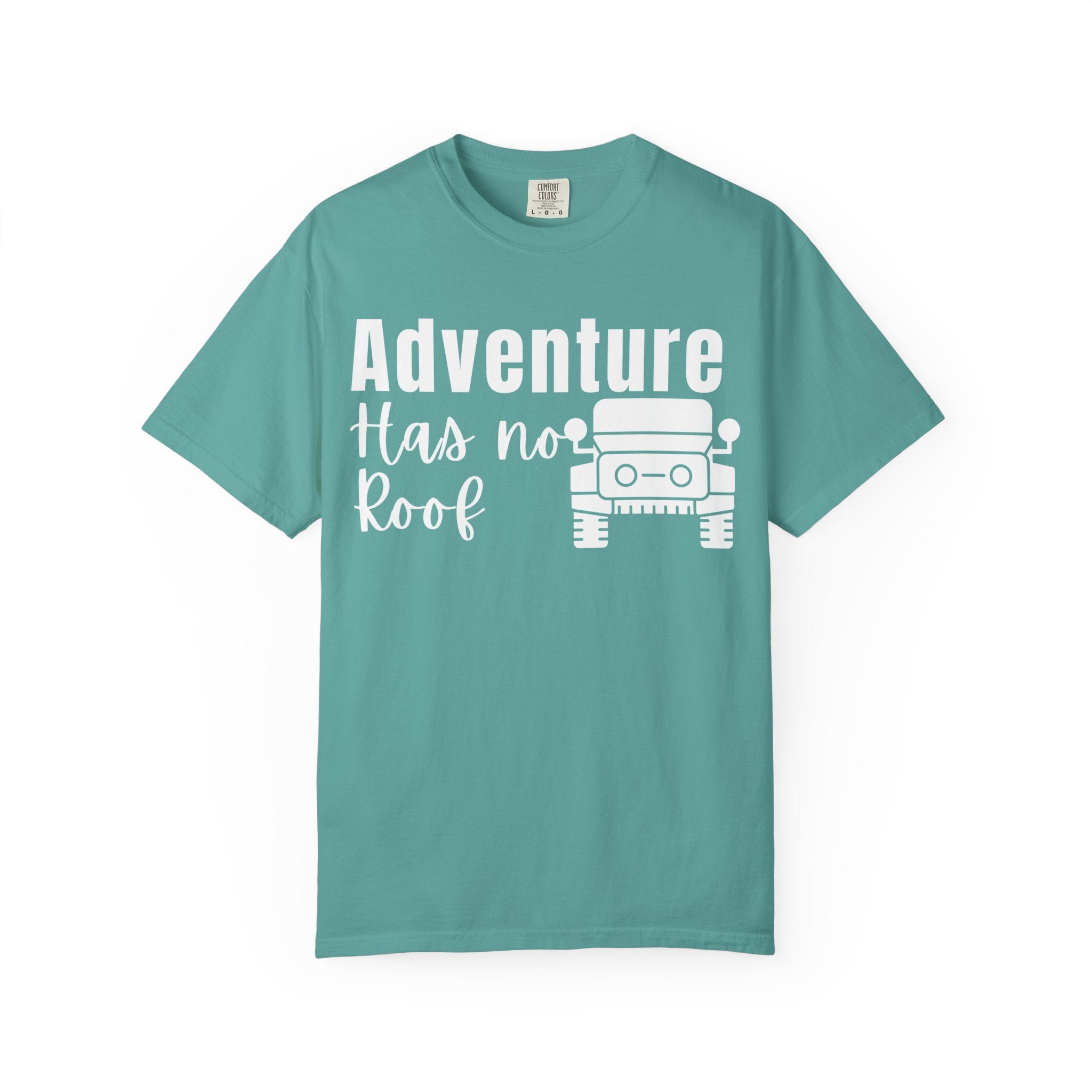 Adventure Has No Roof Jeep T-Shirt