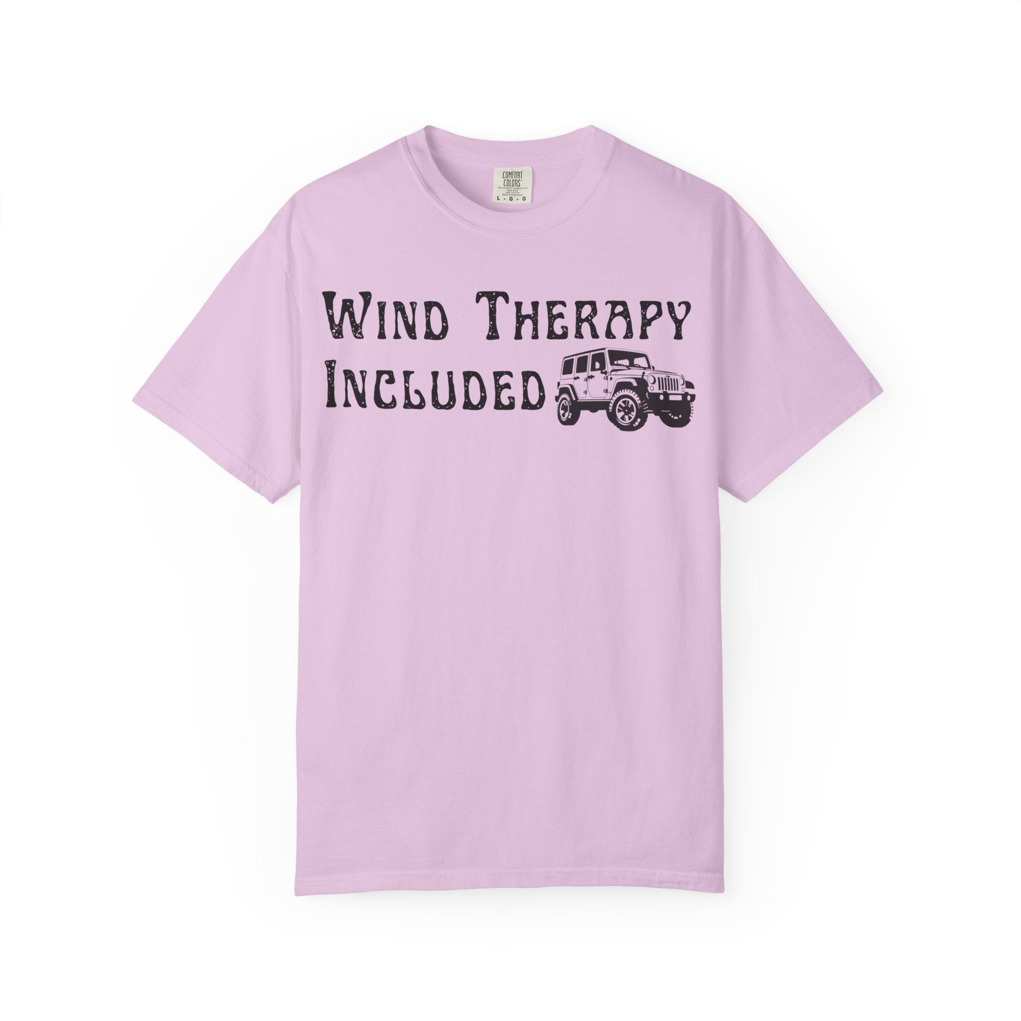 Wind Therapy Included T-Shirt — Vintage Jeep Outdoor Adventure Tee