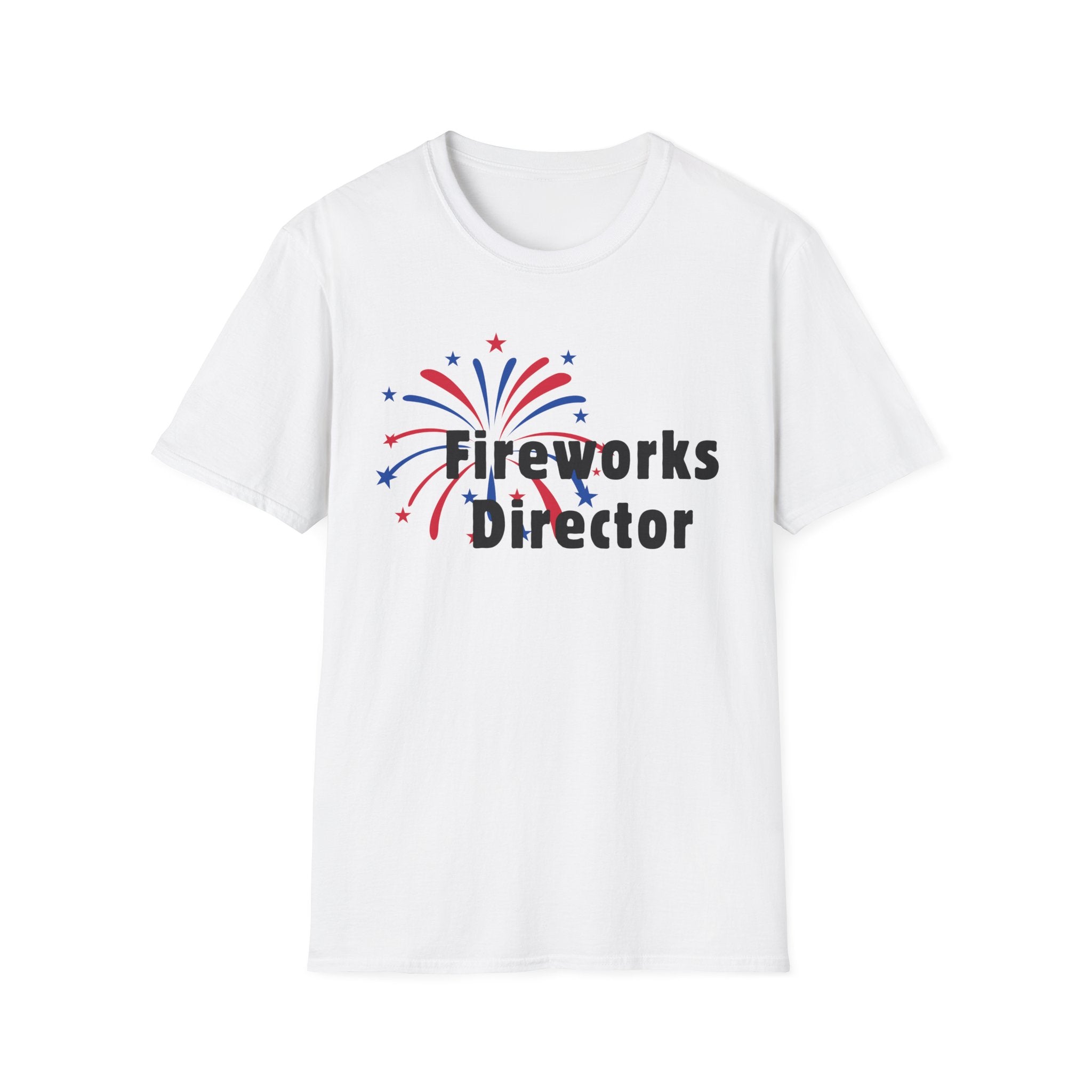 Fireworks Director T-Shirt — Patriotic 'I Run You Run' Graphic Tee
