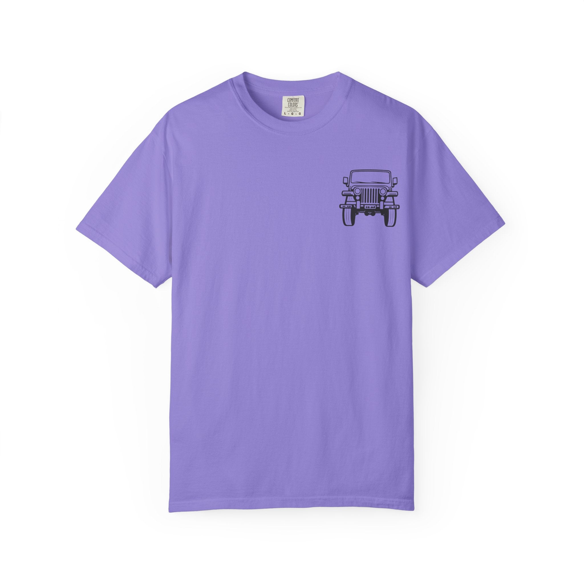 Jeep Graphic T-Shirt — "Financially Stable Was Never the Goal" Casual Adventure Tee