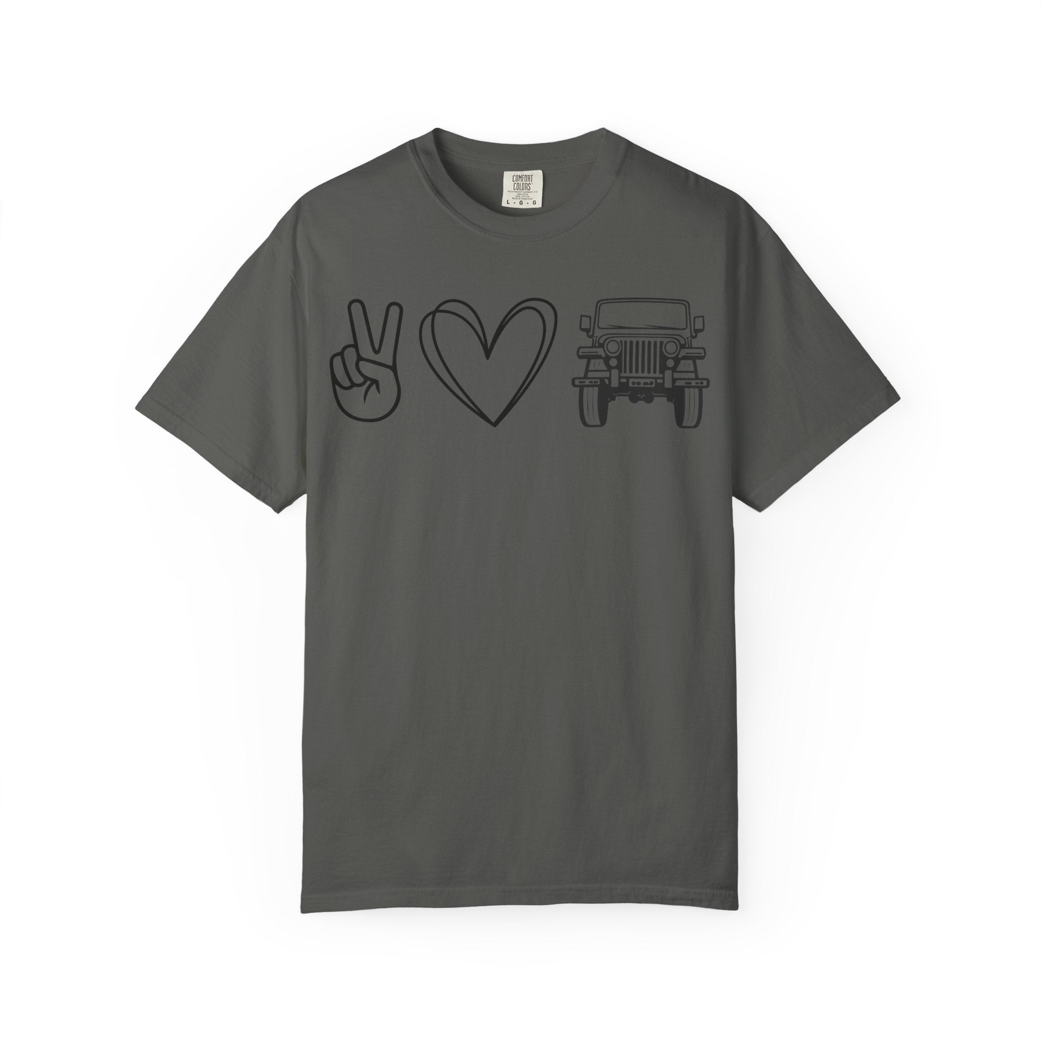 Jeep Peace Heart T-Shirt