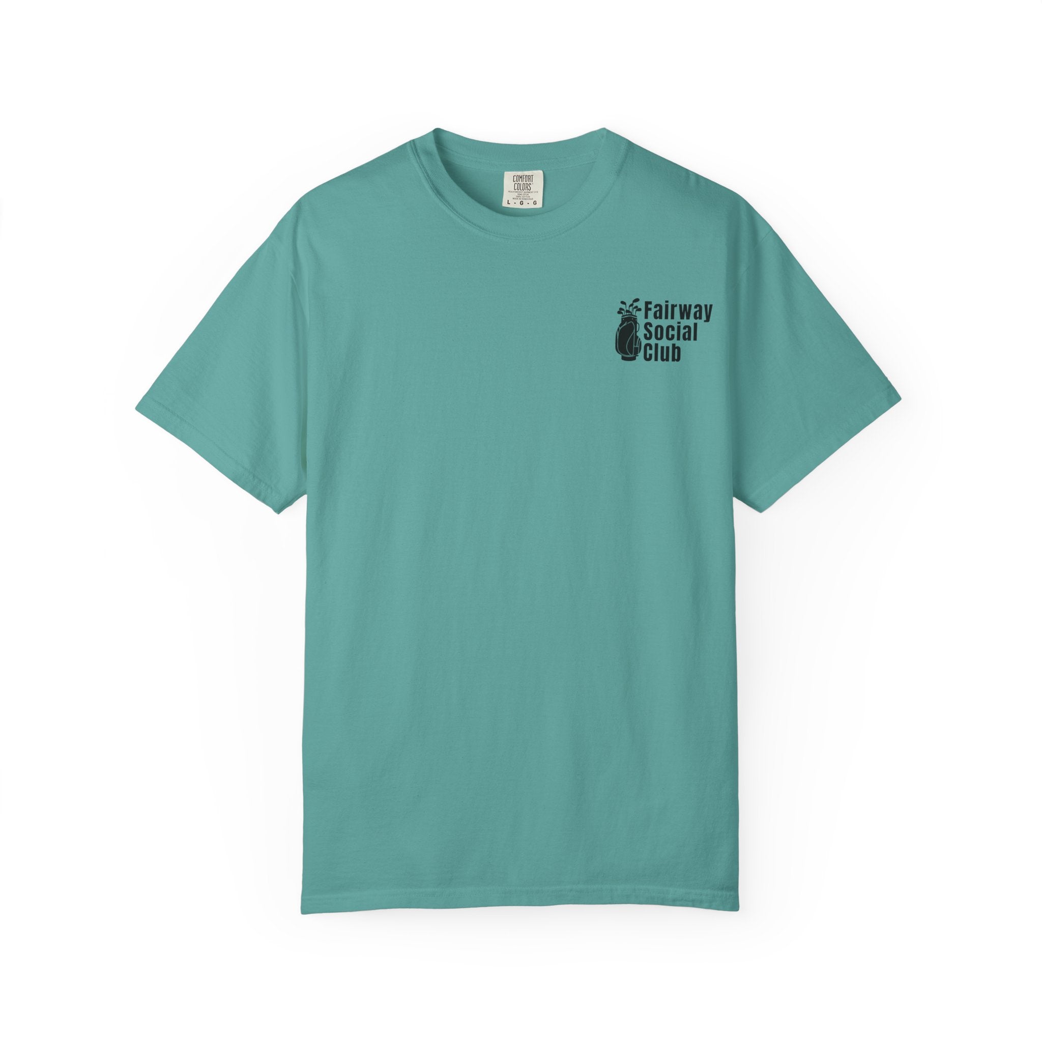 Fairway Social Club Golf T-Shirt — Pocket Logo & Back Graphic