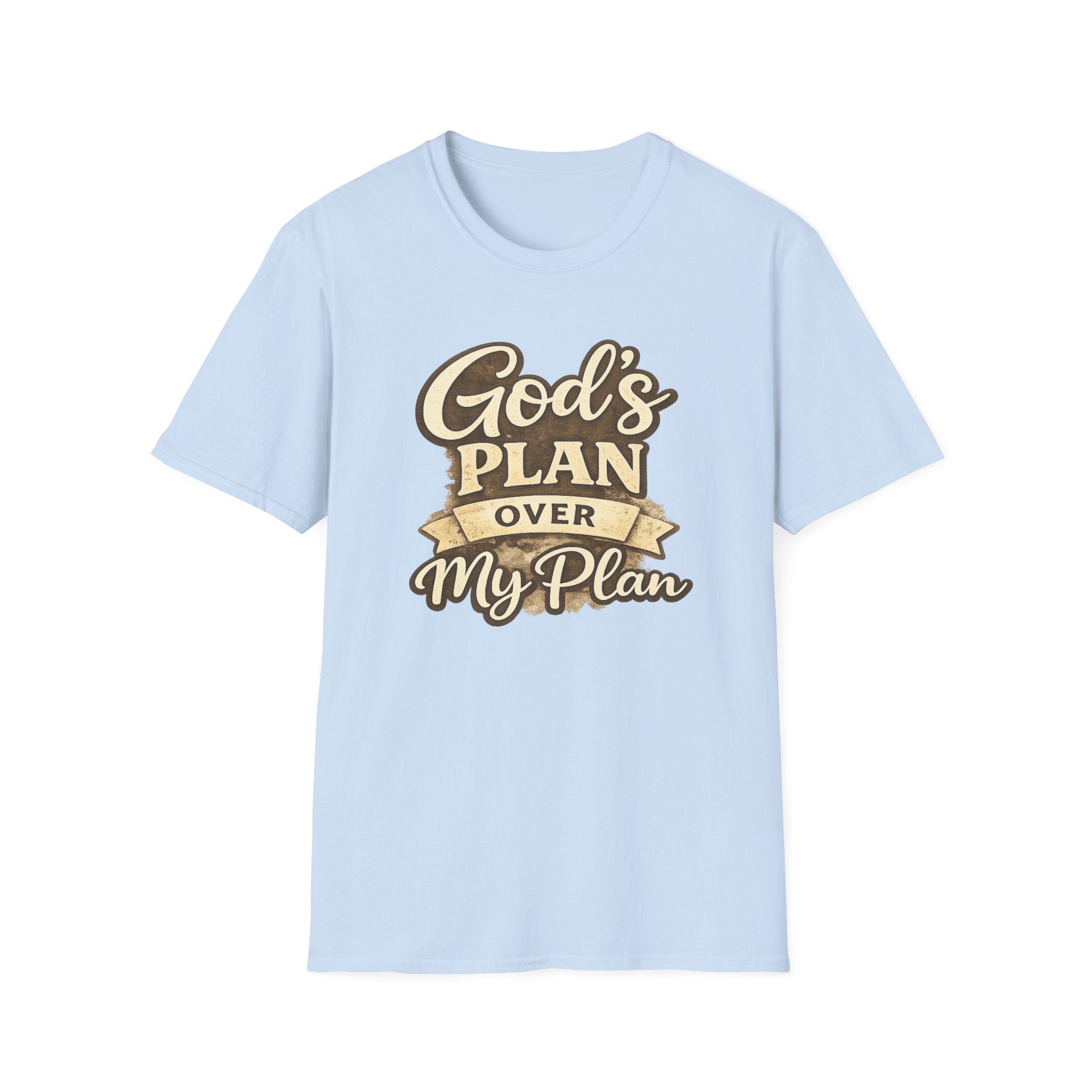 God's Plan Over My Plan T-Shirt — Inspirational Christian Faith Tee