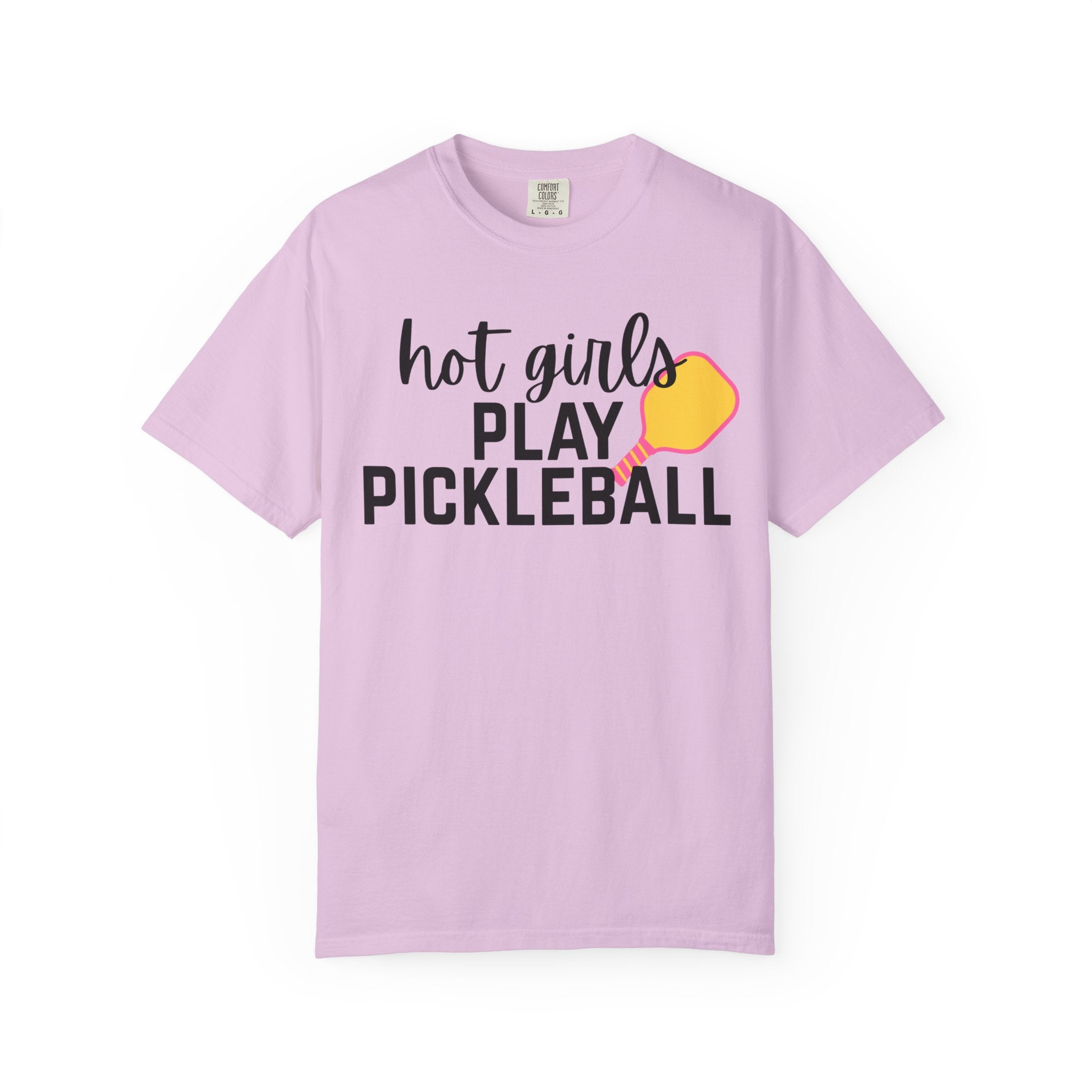 Hot Girls Play Pickleball T-Shirt — Funny Pickleball Tee for Women Players
