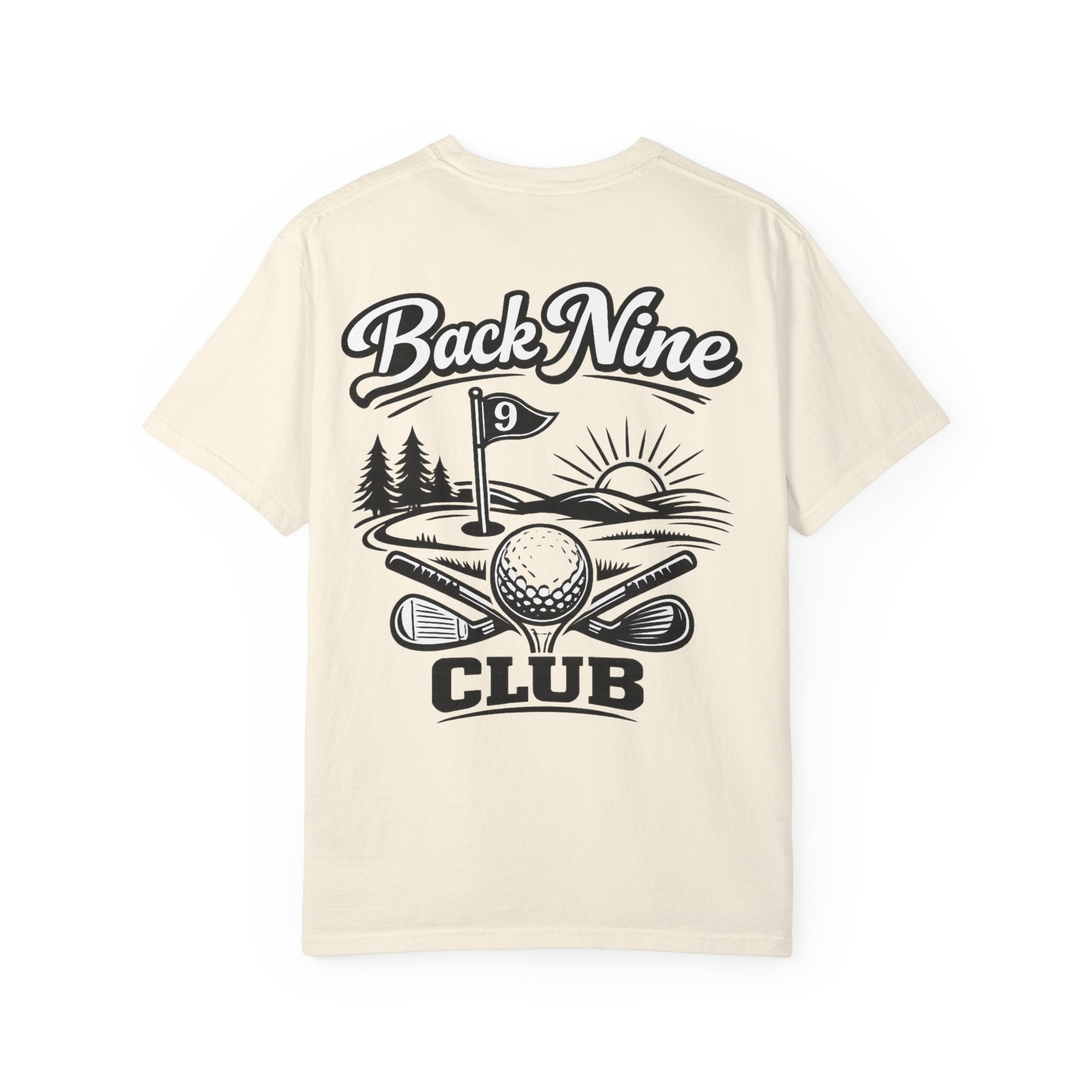 Golf Back Nine Club T-Shirt — Vintage 9-Hole Golf Design