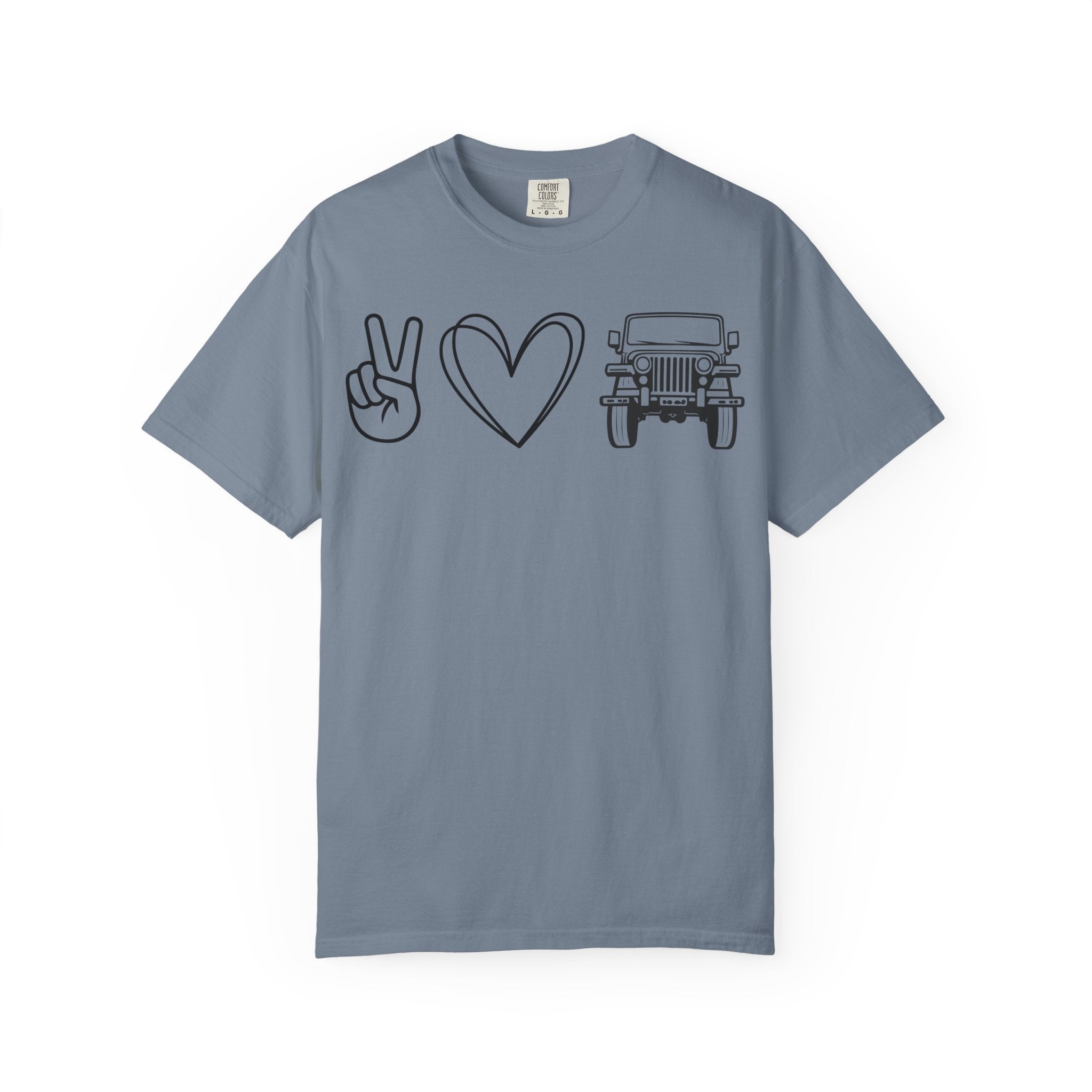 Jeep Peace Heart T-Shirt
