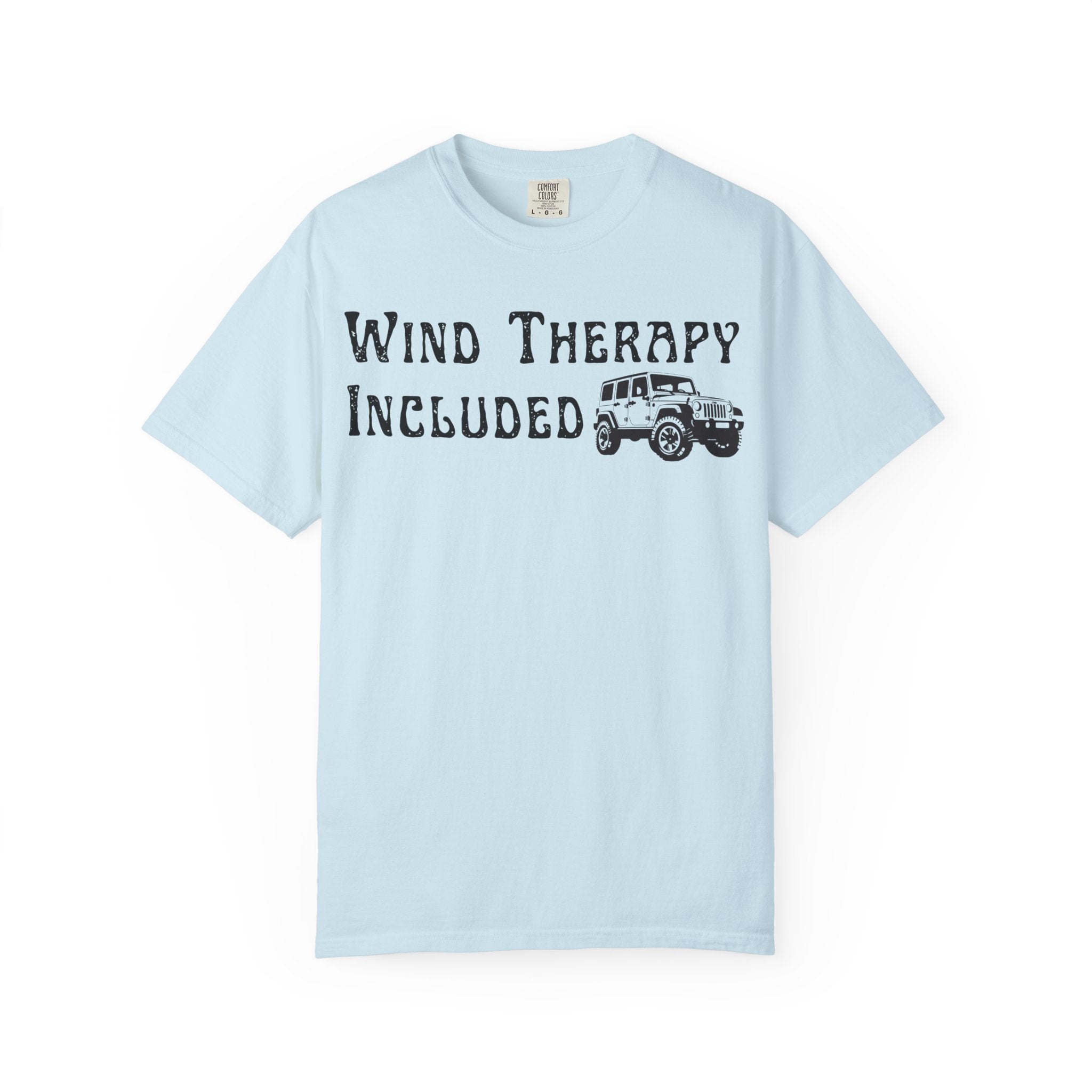 Wind Therapy Included T-Shirt — Vintage Jeep Outdoor Adventure Tee