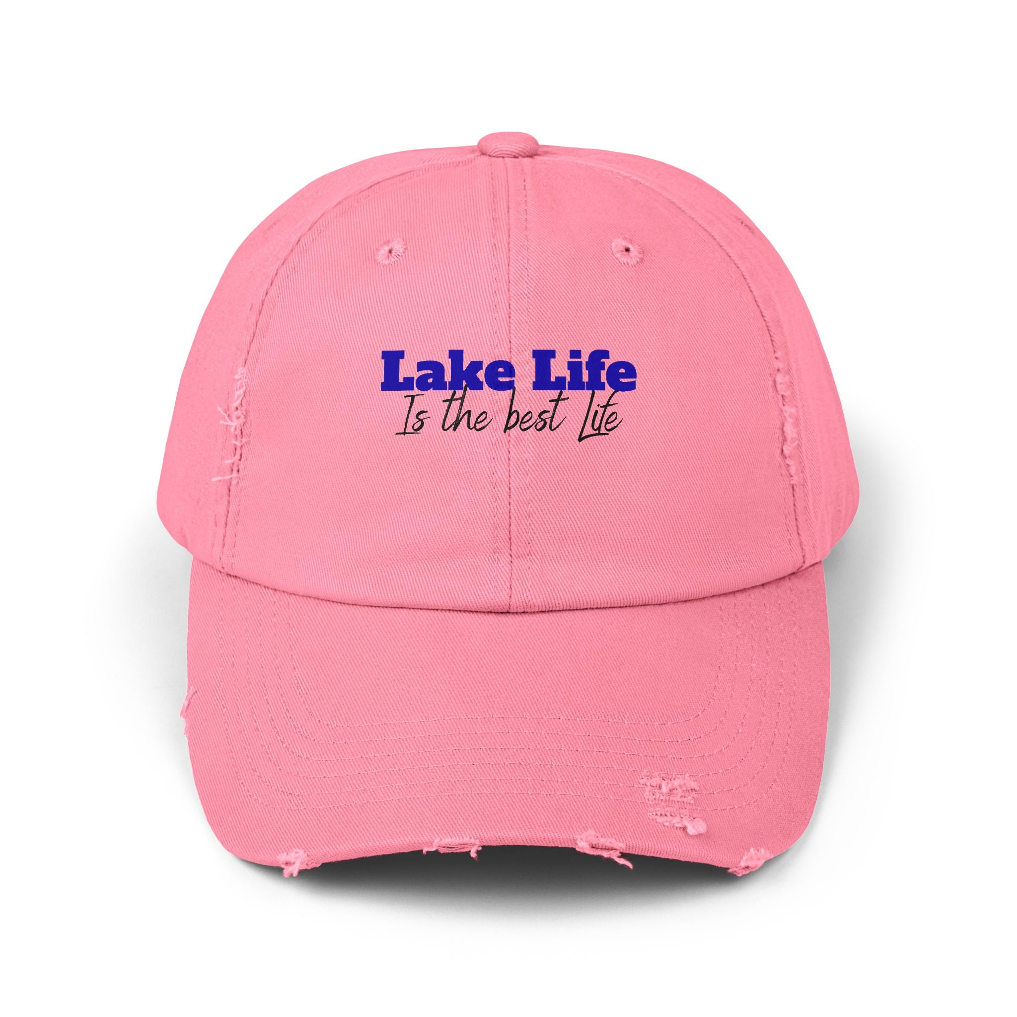 Lake Life Is the Best Life Distressed Cap