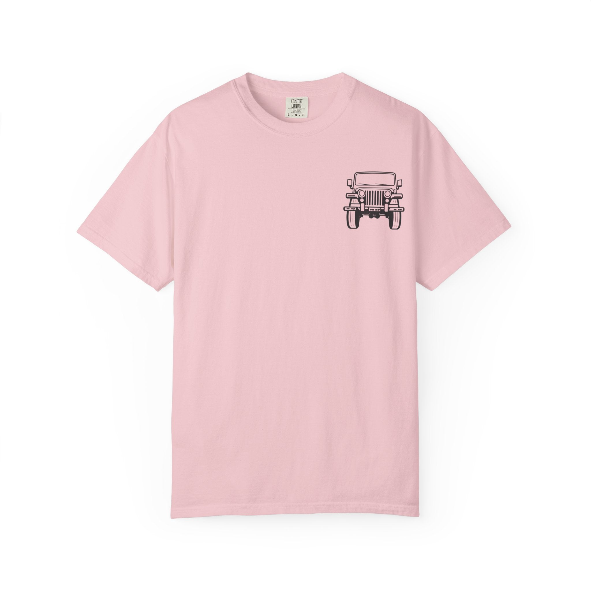Jeep Graphic T-Shirt — "Financially Stable Was Never the Goal" Casual Adventure Tee