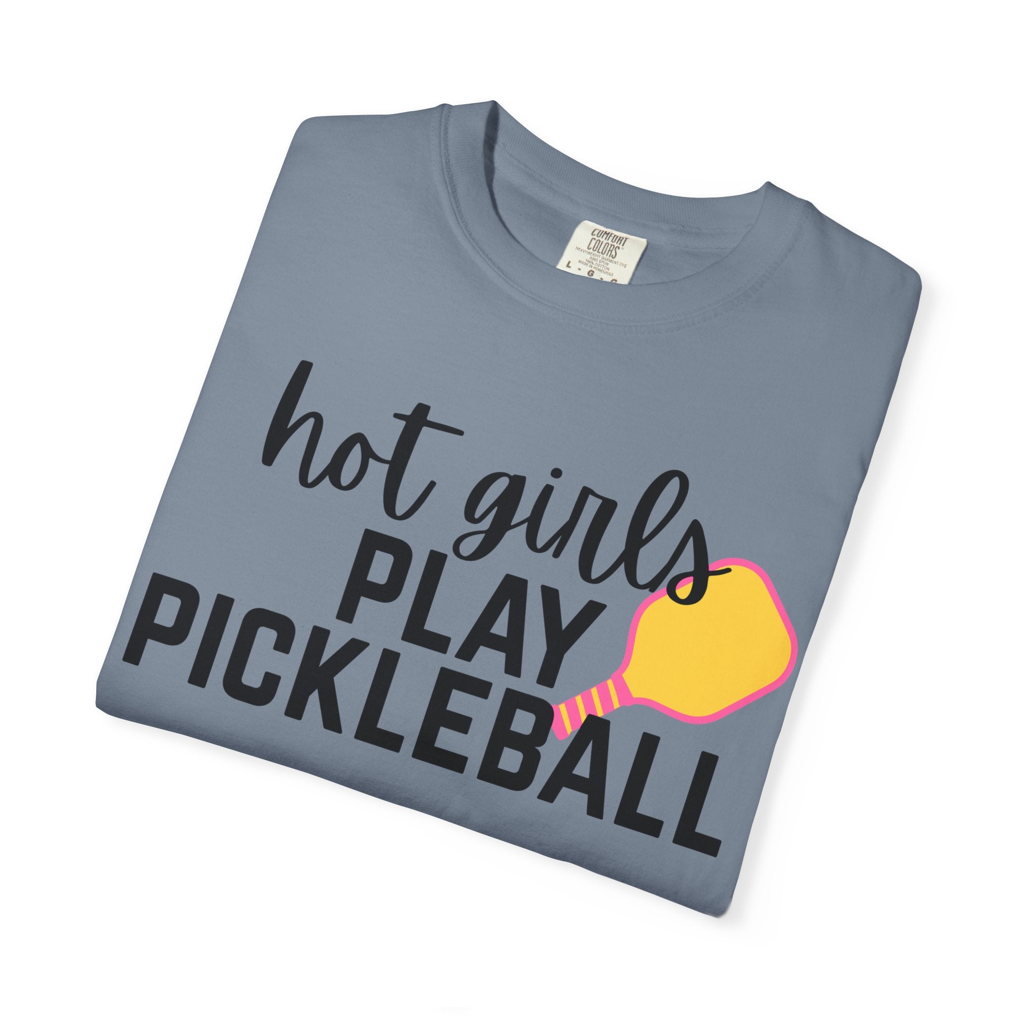 Hot Girls Play Pickleball T-Shirt — Funny Pickleball Tee for Women Players