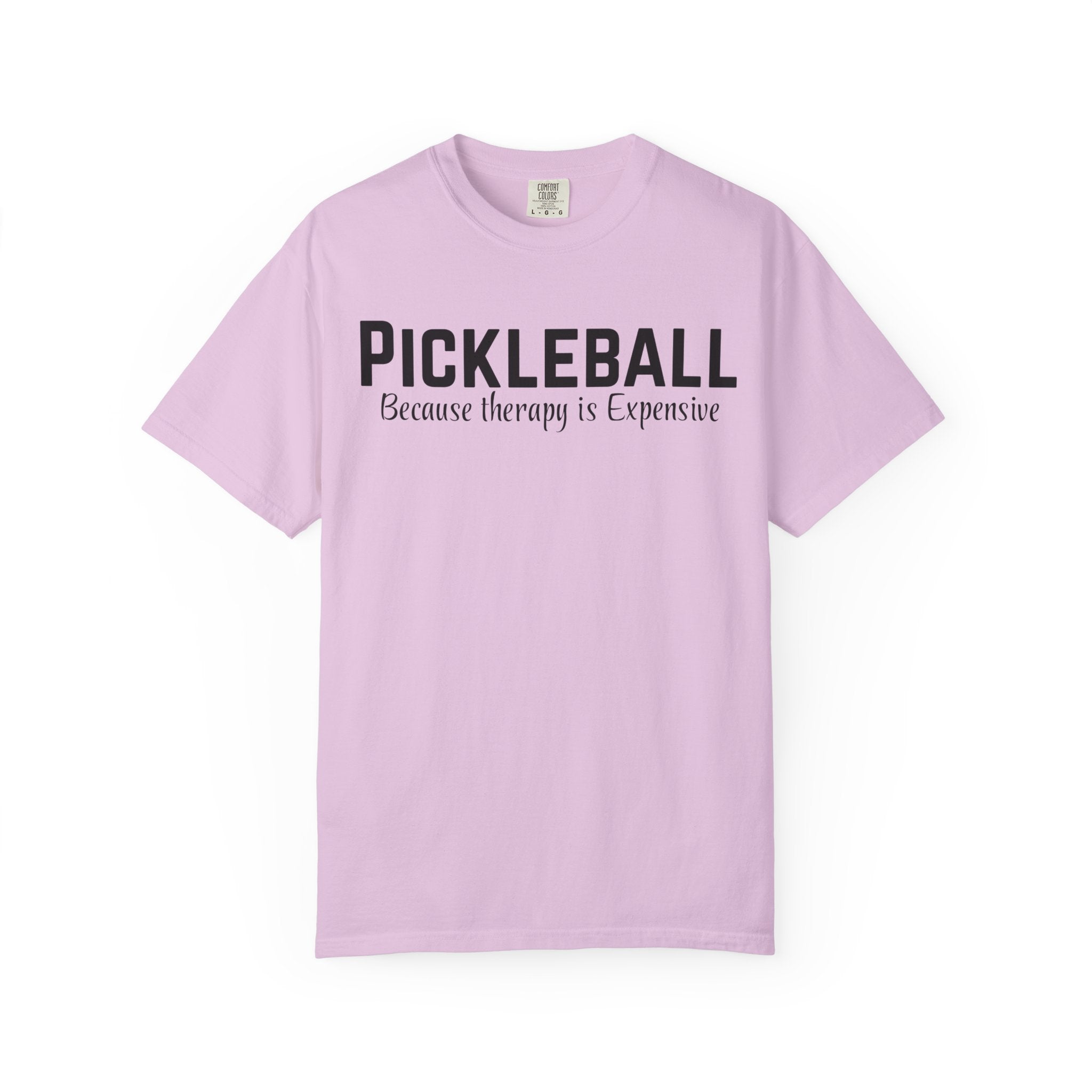 Pickleball T-Shirt — "Pickleball Because Therapy Is Expensive" Funny Athletic Tee