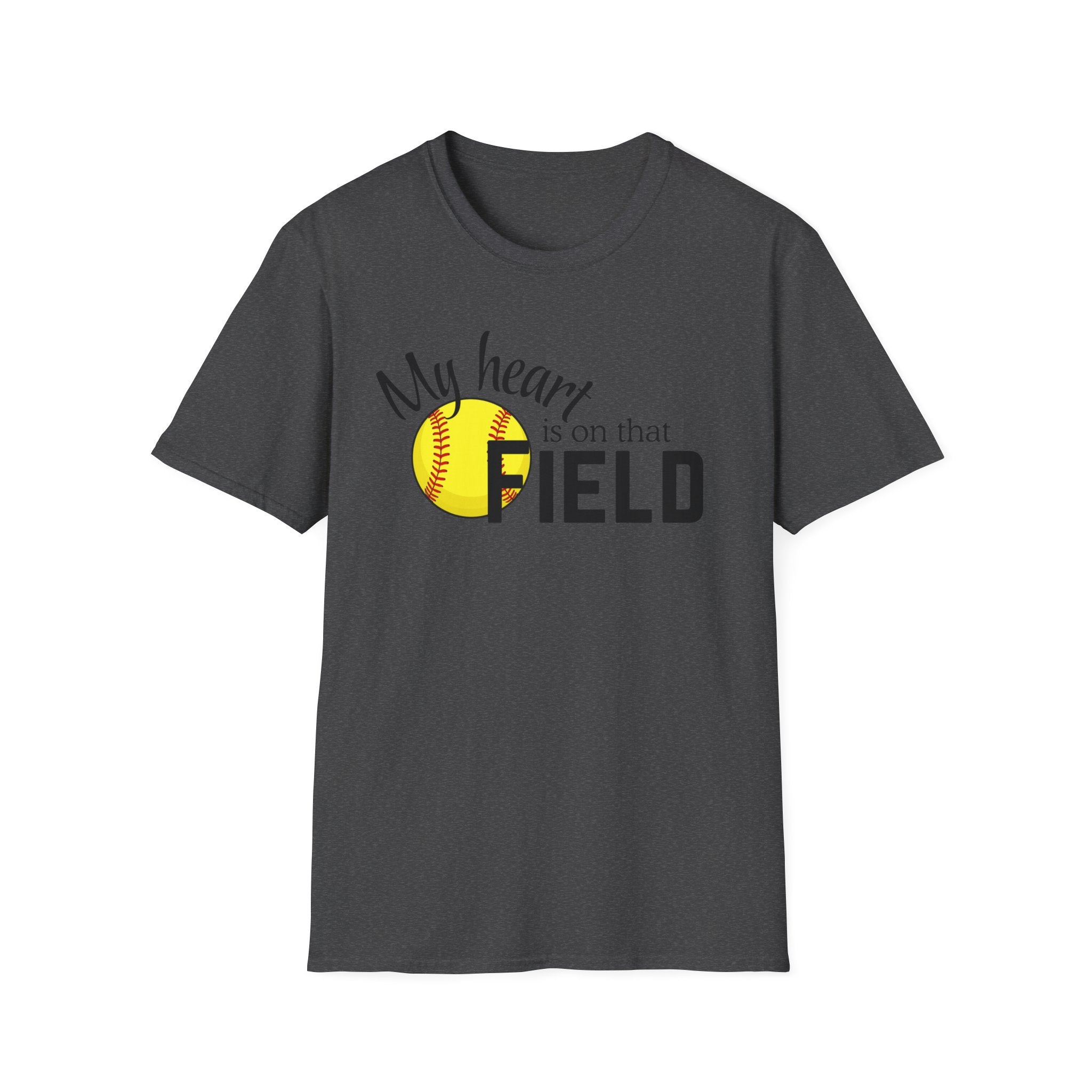Softball 'My Heart Is On That Field' T-Shirt