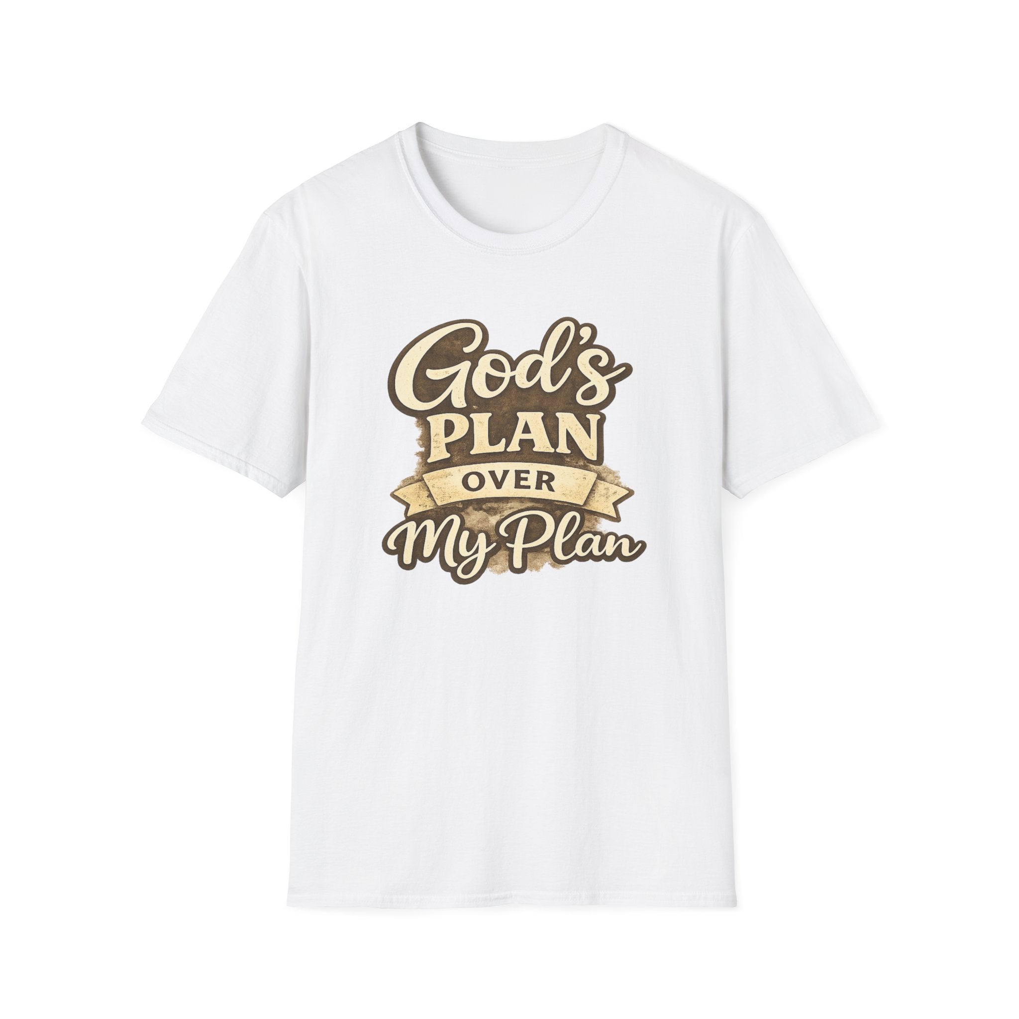 God's Plan Over My Plan T-Shirt — Inspirational Christian Faith Tee