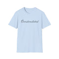 Overstimulated Script T-Shirt — Minimal Mental Health Tee