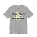 Dear Mom & Dad Please Send Money Tee — Funny Parent Donation T-Shirt