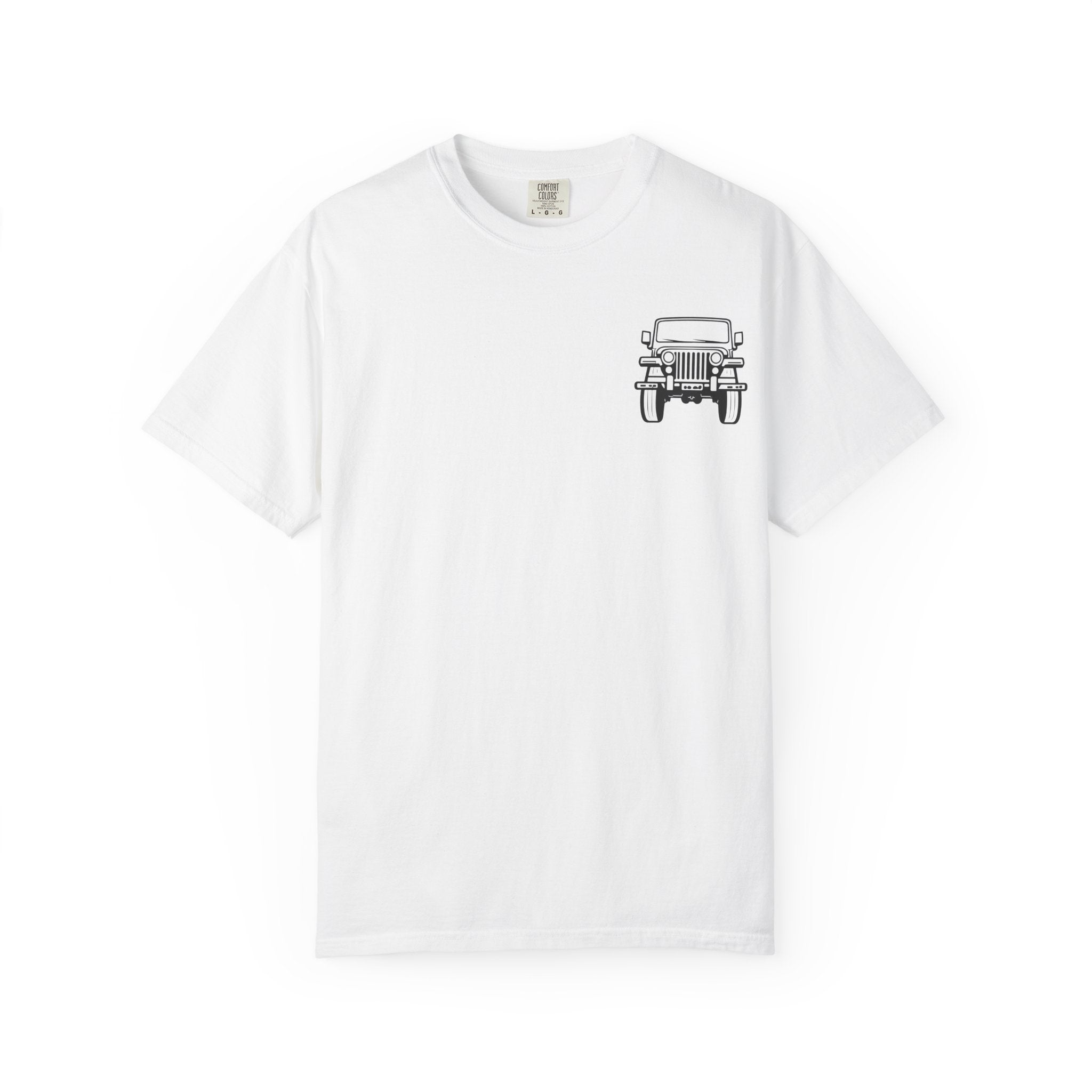 Jeep Graphic T-Shirt — "Financially Stable Was Never the Goal" Casual Adventure Tee