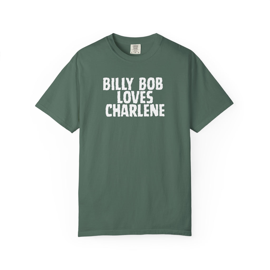 Personalized Name T-Shirt — “BILLY BOB LOVES CHARLENE” Vintage-Look Tee