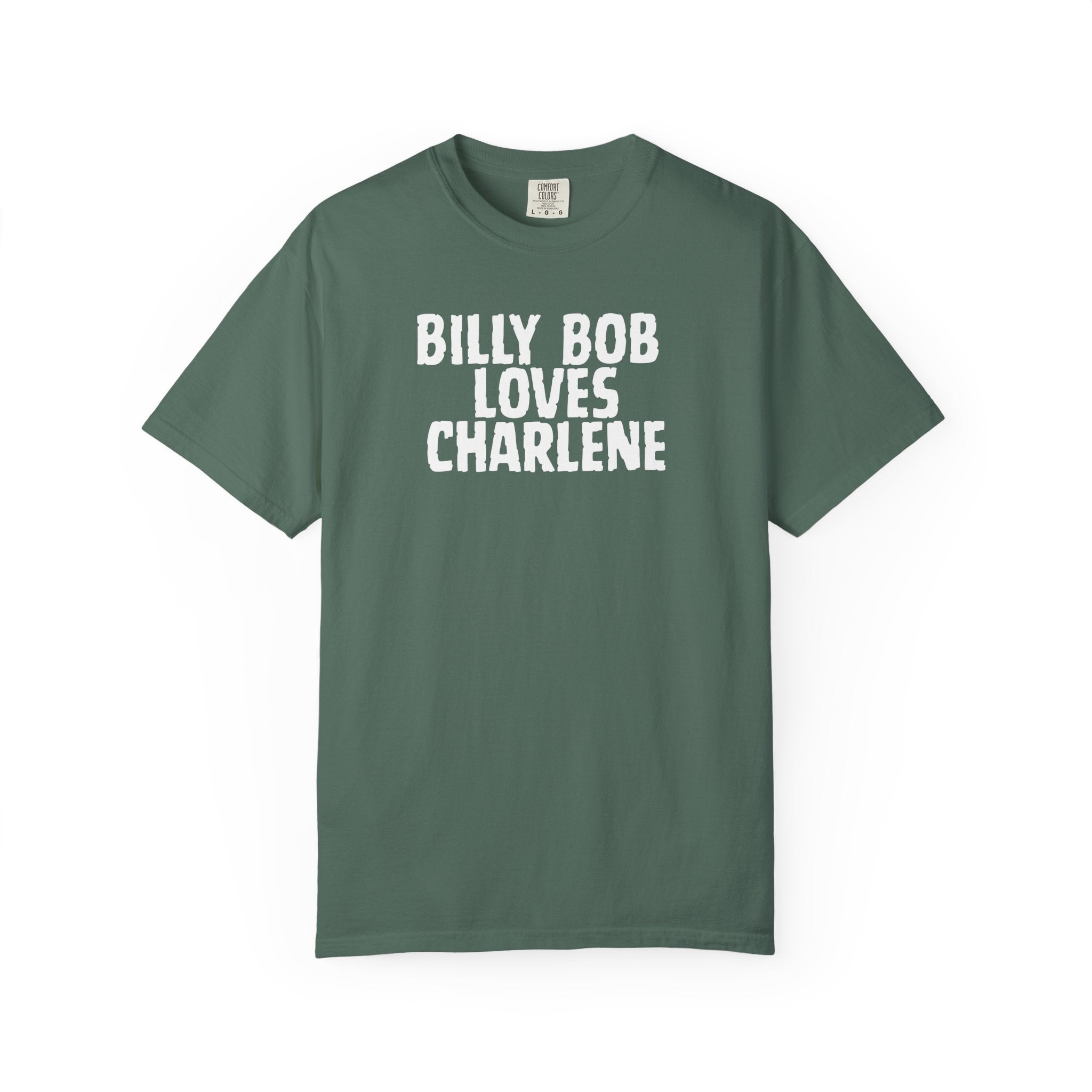 Personalized Name T-Shirt — “BILLY BOB LOVES CHARLENE” Vintage-Look Tee
