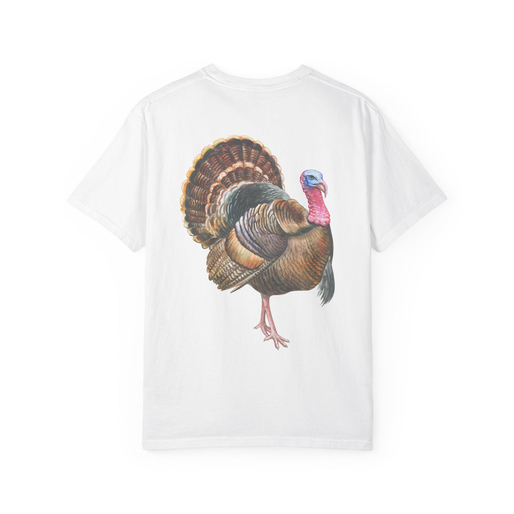 Callin' Shots Turkey T‑Shirt — Funny Turkey Hunting Tee