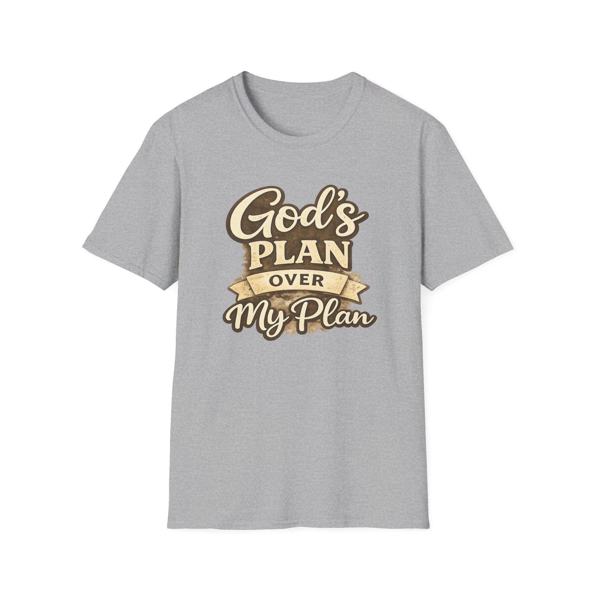 God's Plan Over My Plan T-Shirt — Inspirational Christian Faith Tee
