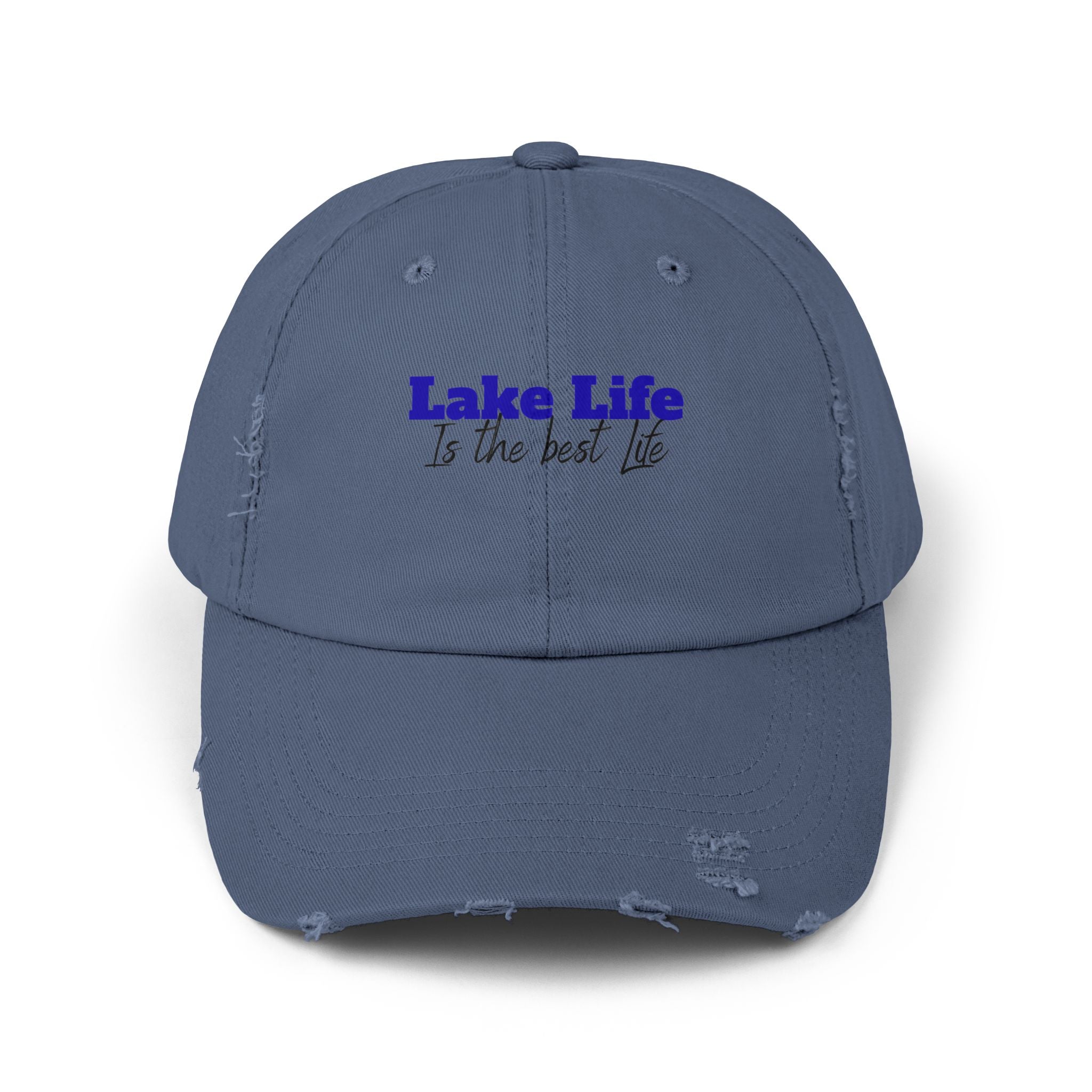 Lake Life Is the Best Life Distressed Cap