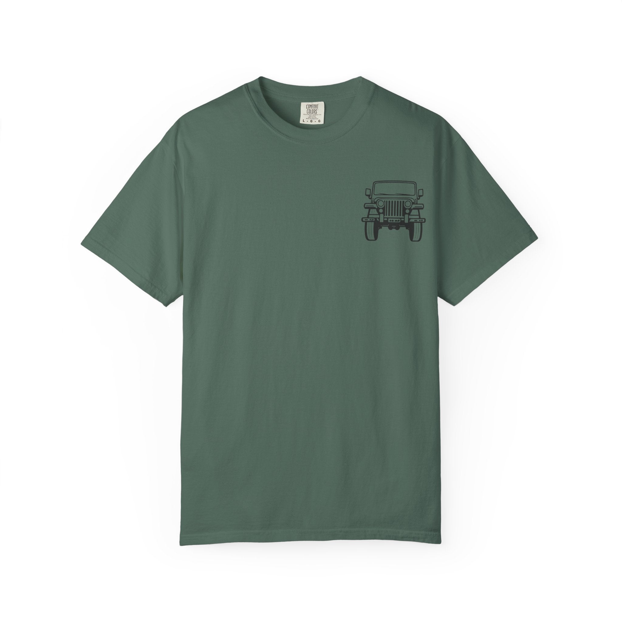 Jeep Graphic T-Shirt — "Financially Stable Was Never the Goal" Casual Adventure Tee