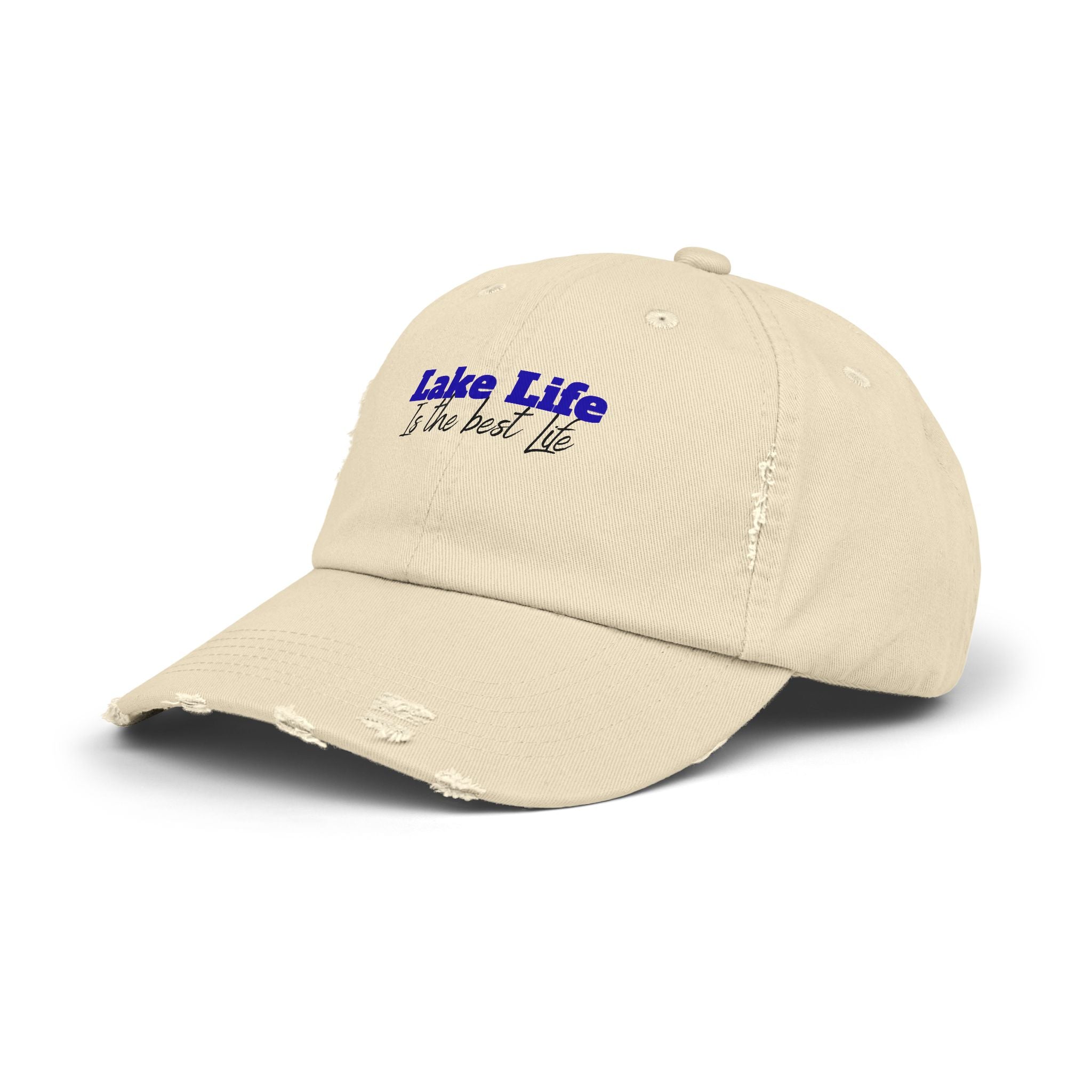 Lake Life Is the Best Life Distressed Cap
