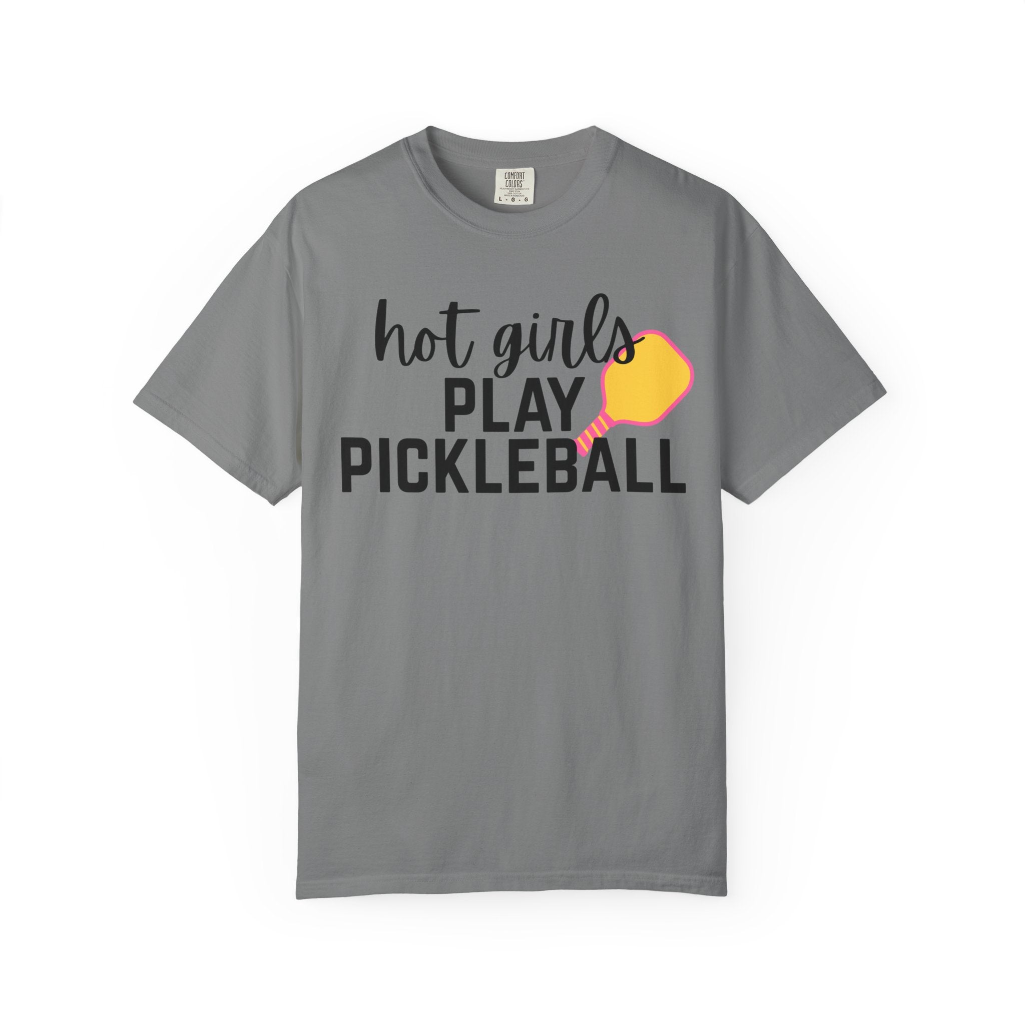 Hot Girls Play Pickleball T-Shirt — Funny Pickleball Tee for Women Players