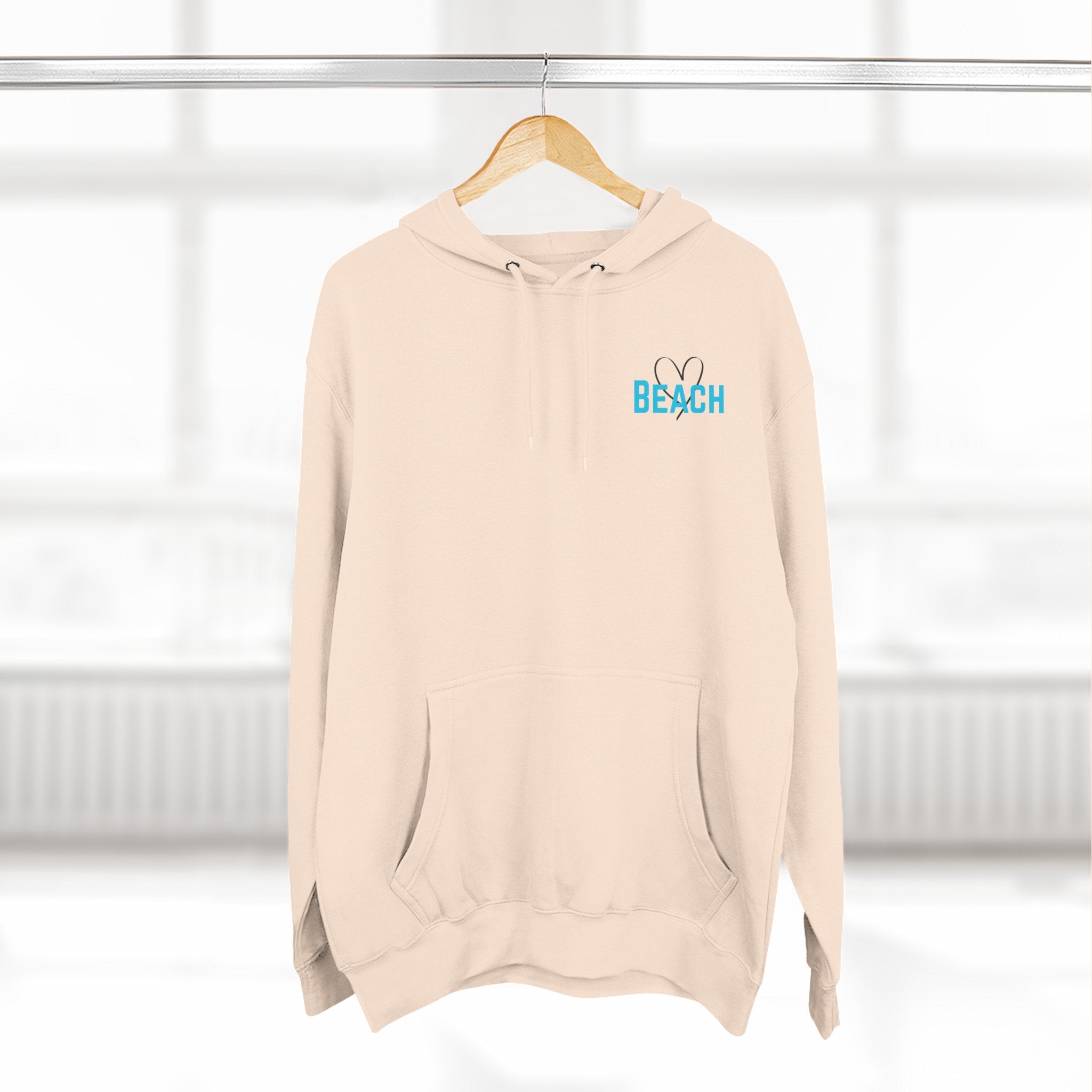 Beach & Back Hoodie – “I Love You to the Beach & Back” Cozy Fleece Pullover