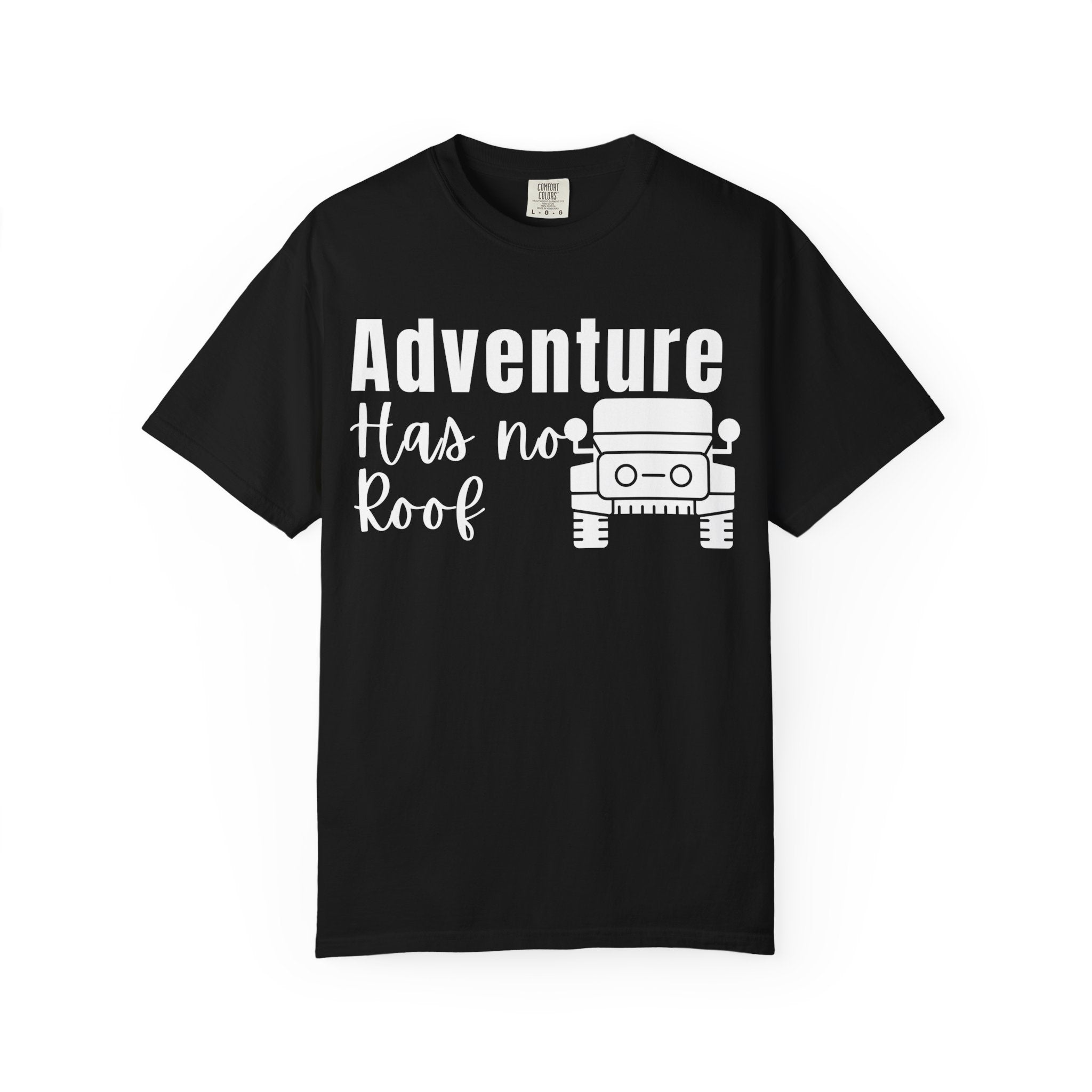 Adventure Has No Roof Jeep T-Shirt
