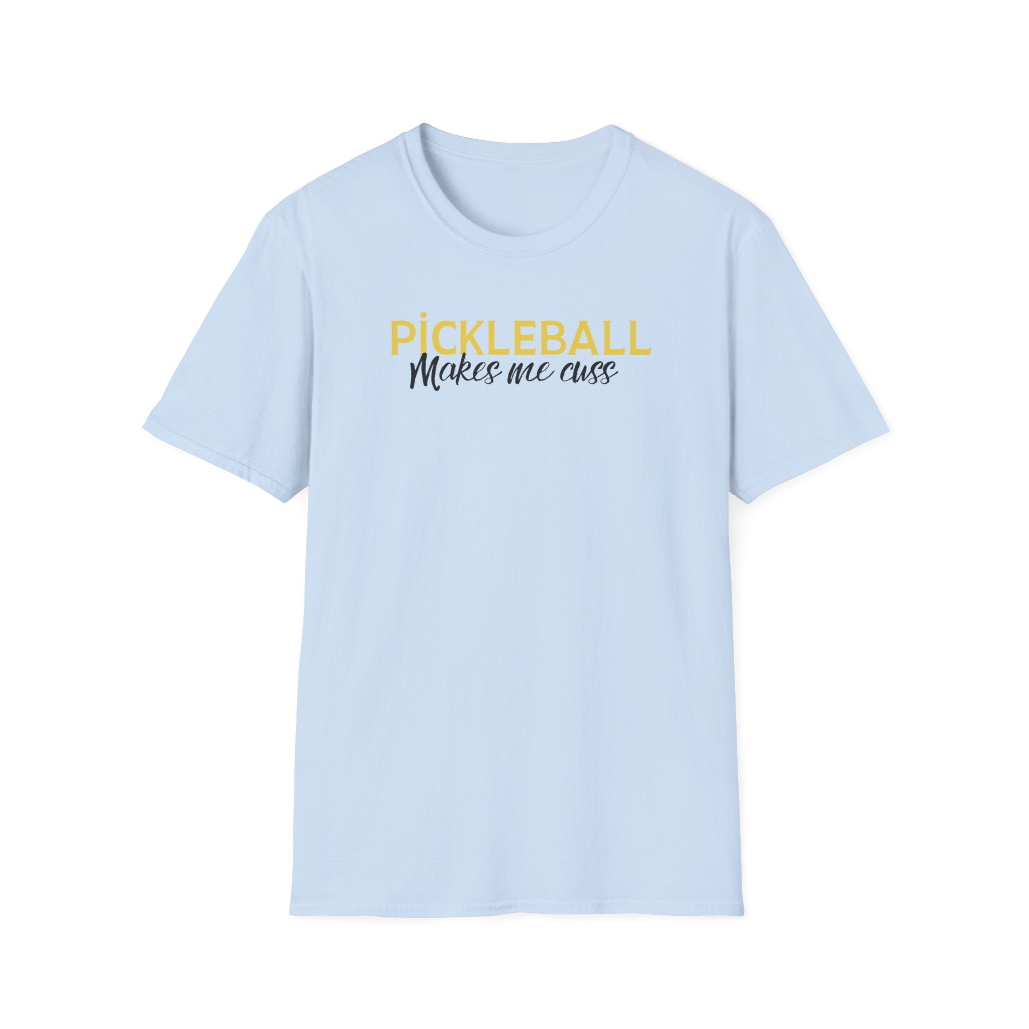 Pickleball Makes Me Blush T-Shirt — Funny Pickleball Player Tee