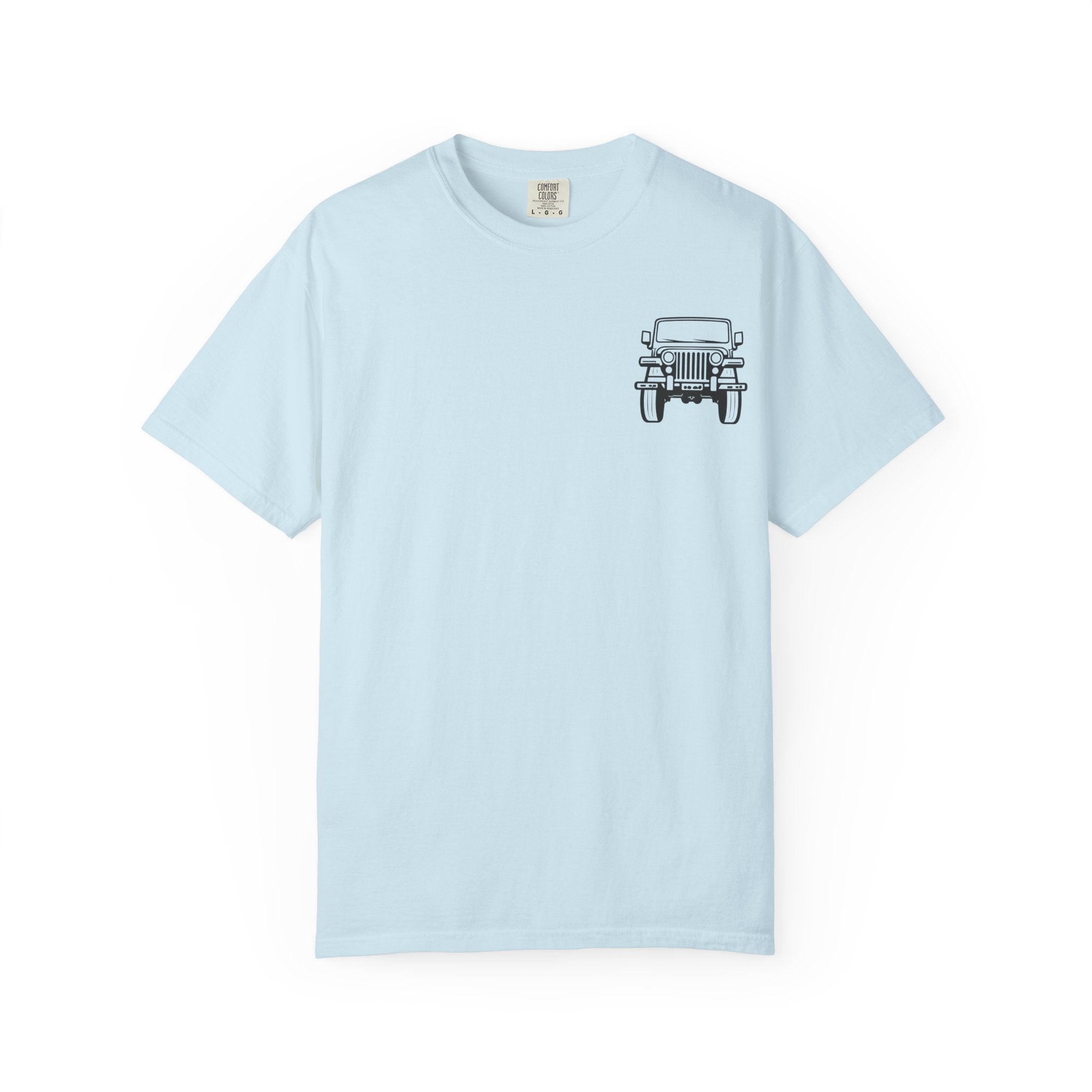 Jeep Graphic T-Shirt — "Financially Stable Was Never the Goal" Casual Adventure Tee