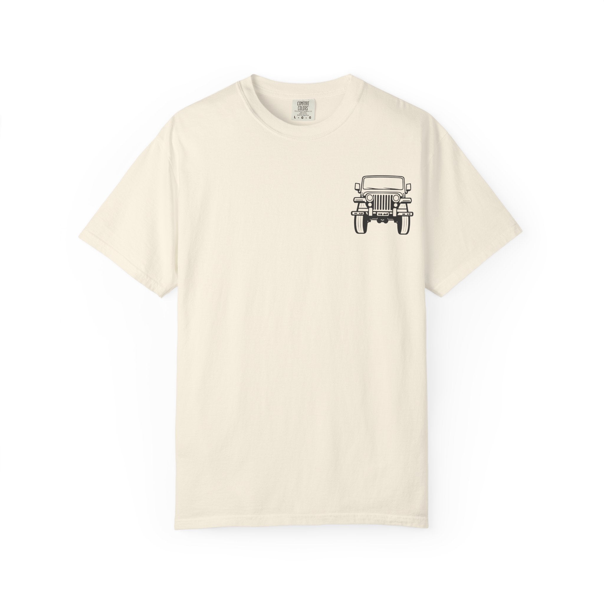 Jeep Graphic T-Shirt — "Financially Stable Was Never the Goal" Casual Adventure Tee